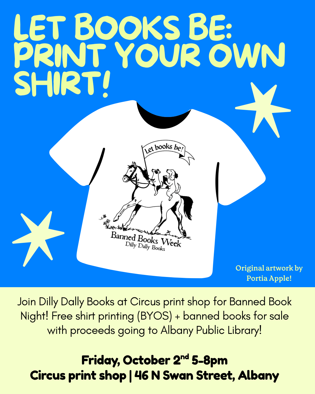 Banned Book Night: Print your own t-shirt!