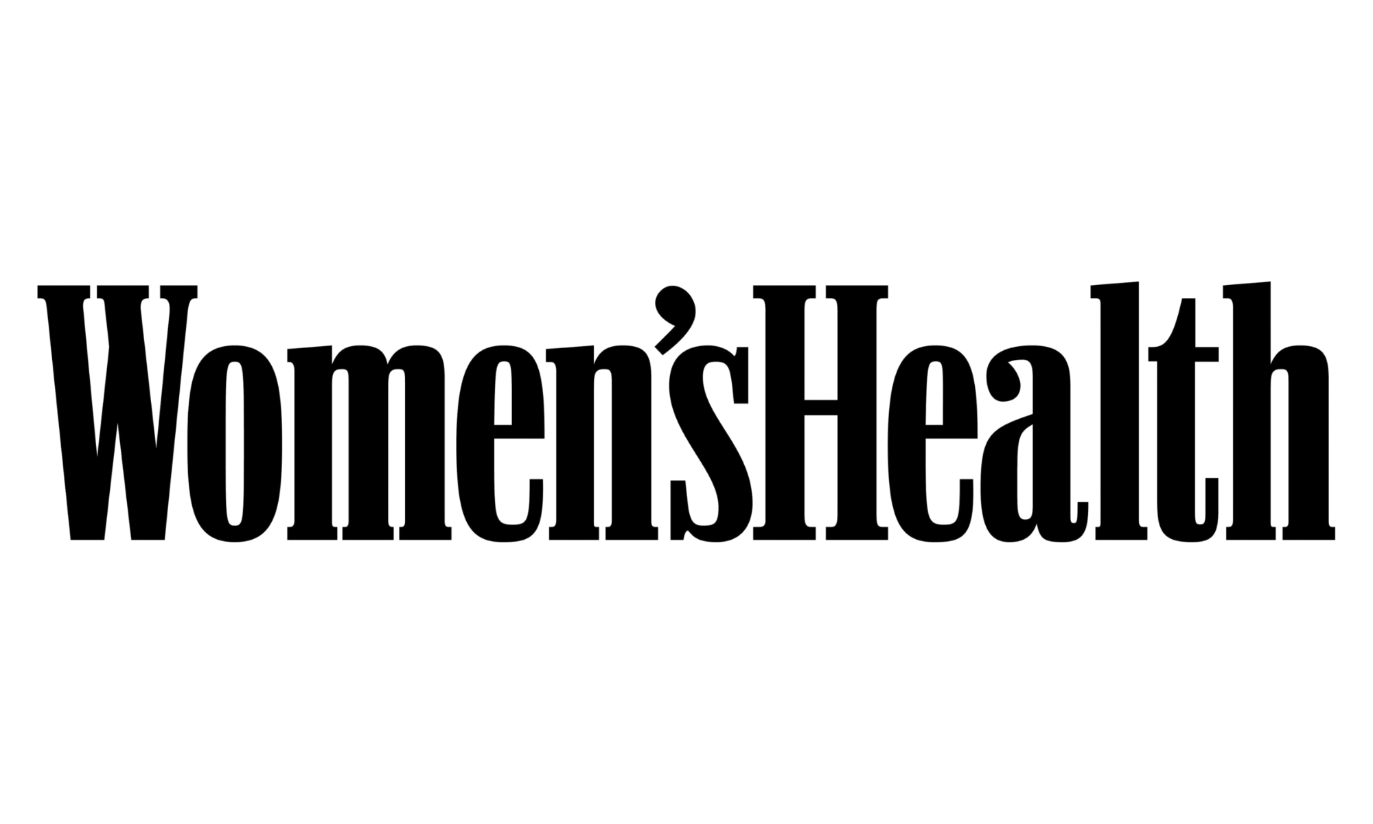 Black text reading 'Women’s Health' in a stylized font.