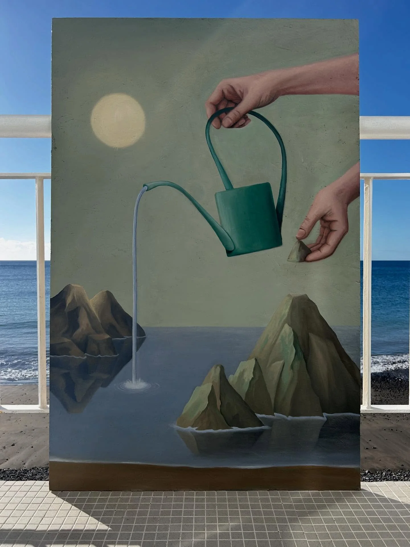 Paisaje nuevo en la casa 🌊