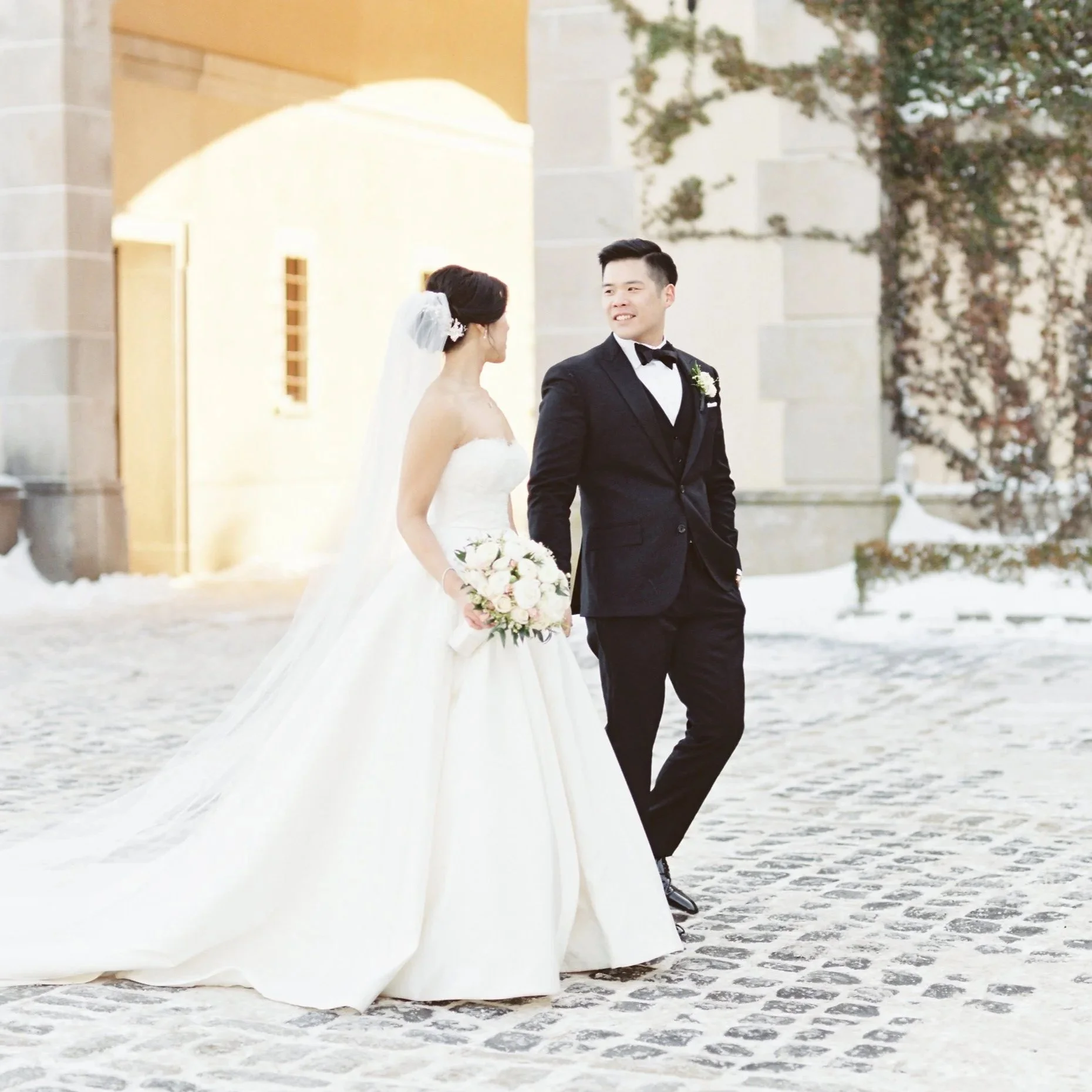 A Winter Wedding at Oheka Castle