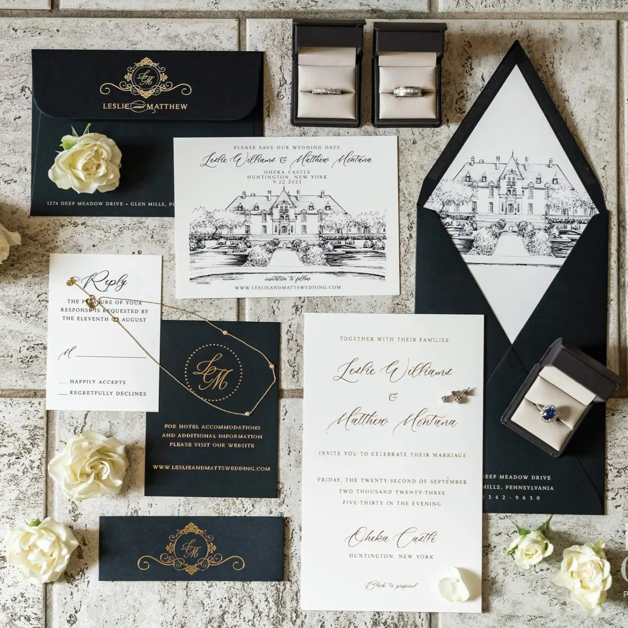 Custom Invitation Suite | Karyn Michael Events