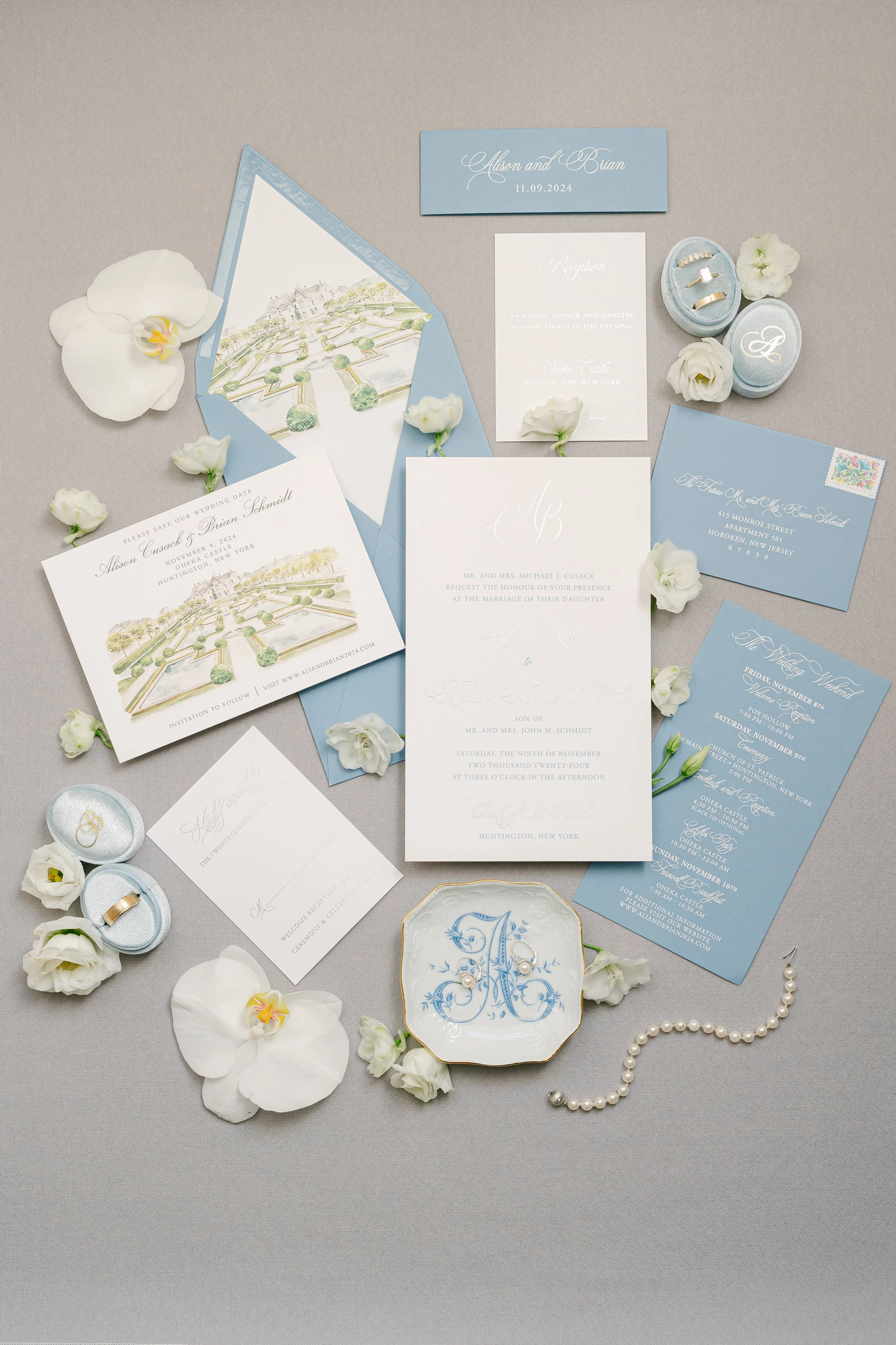 Custom Wedding Invitation Suite | Karyn Michael Events