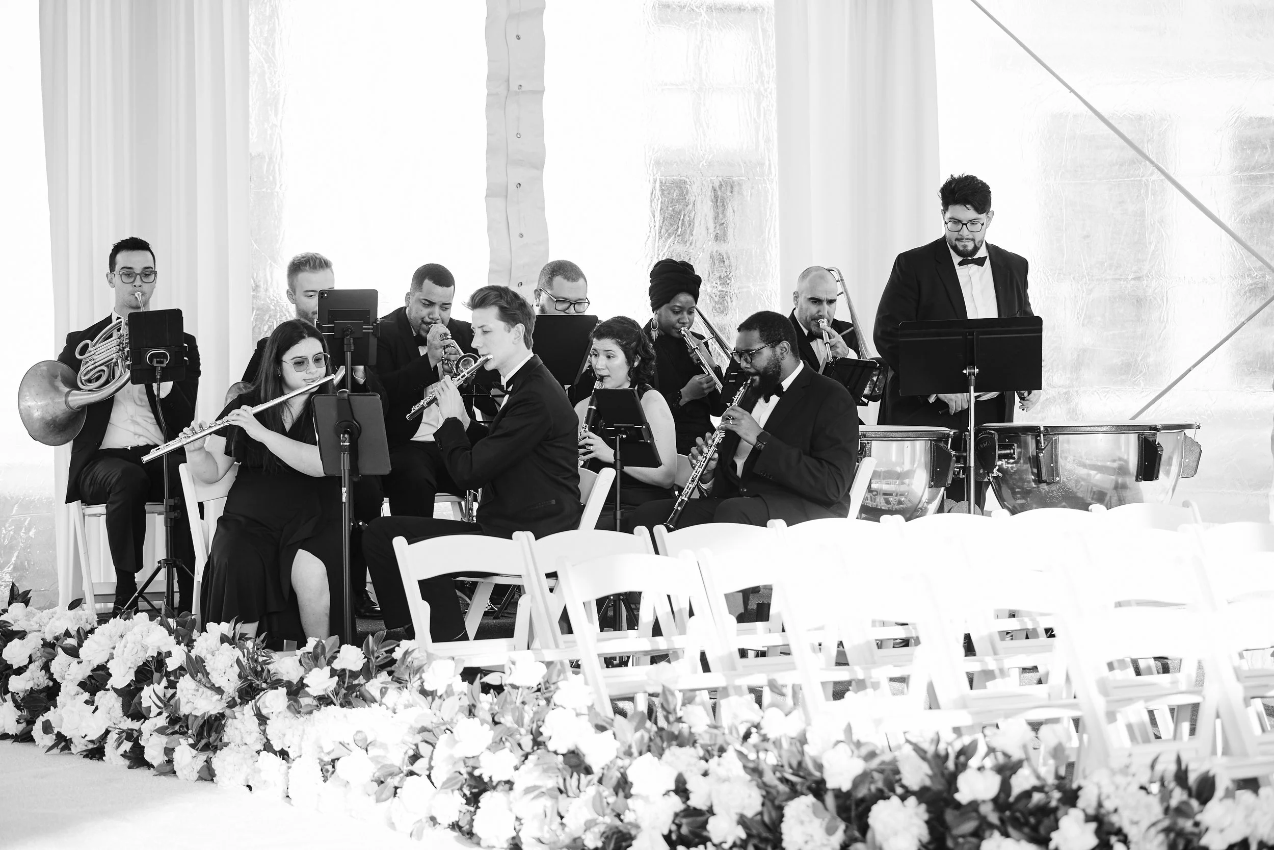 A 25-piece orchestra delivering a powerful yet controlled performance, elevating the ceremony with grandeur and precision