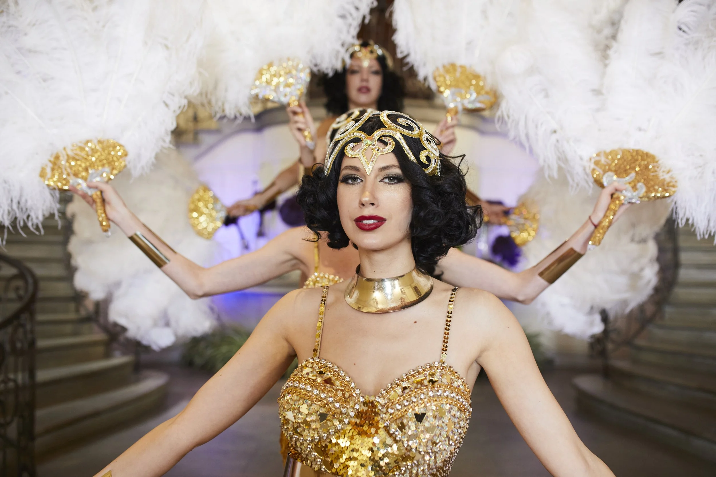 Showgirls perform at Oheka Castle - Cold Spring Harbor, New York