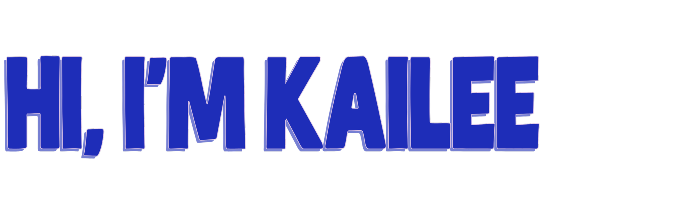 Stylized blue 3D text spelling 'HIMKALE' on a black background.