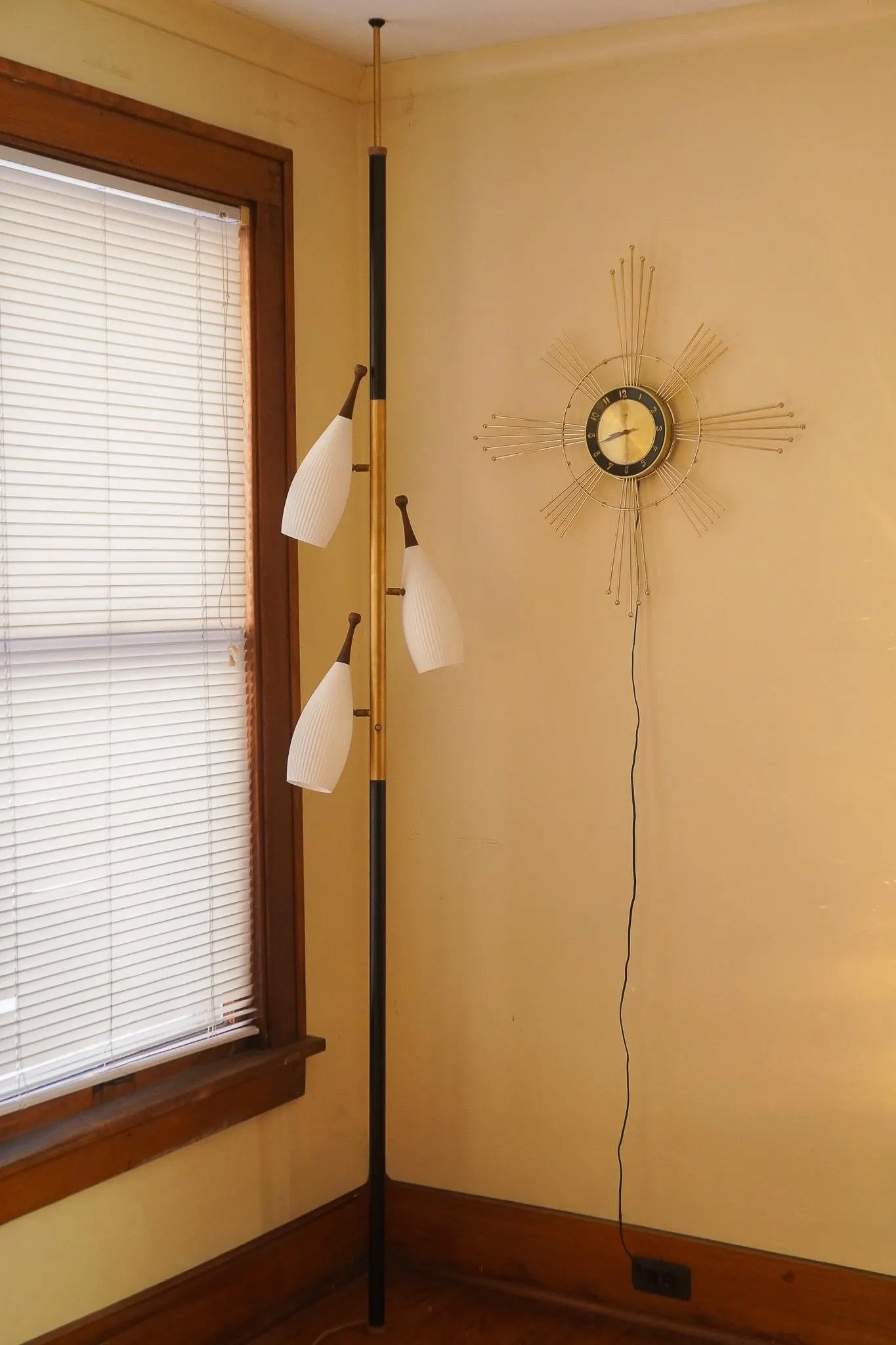 Mid Century Modern Style Tension Pole Lamp