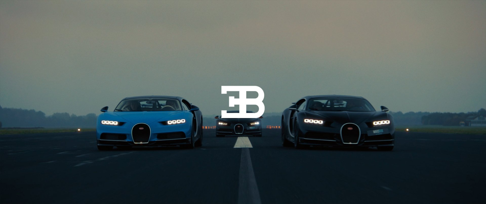 Bugatti Chiron's soar