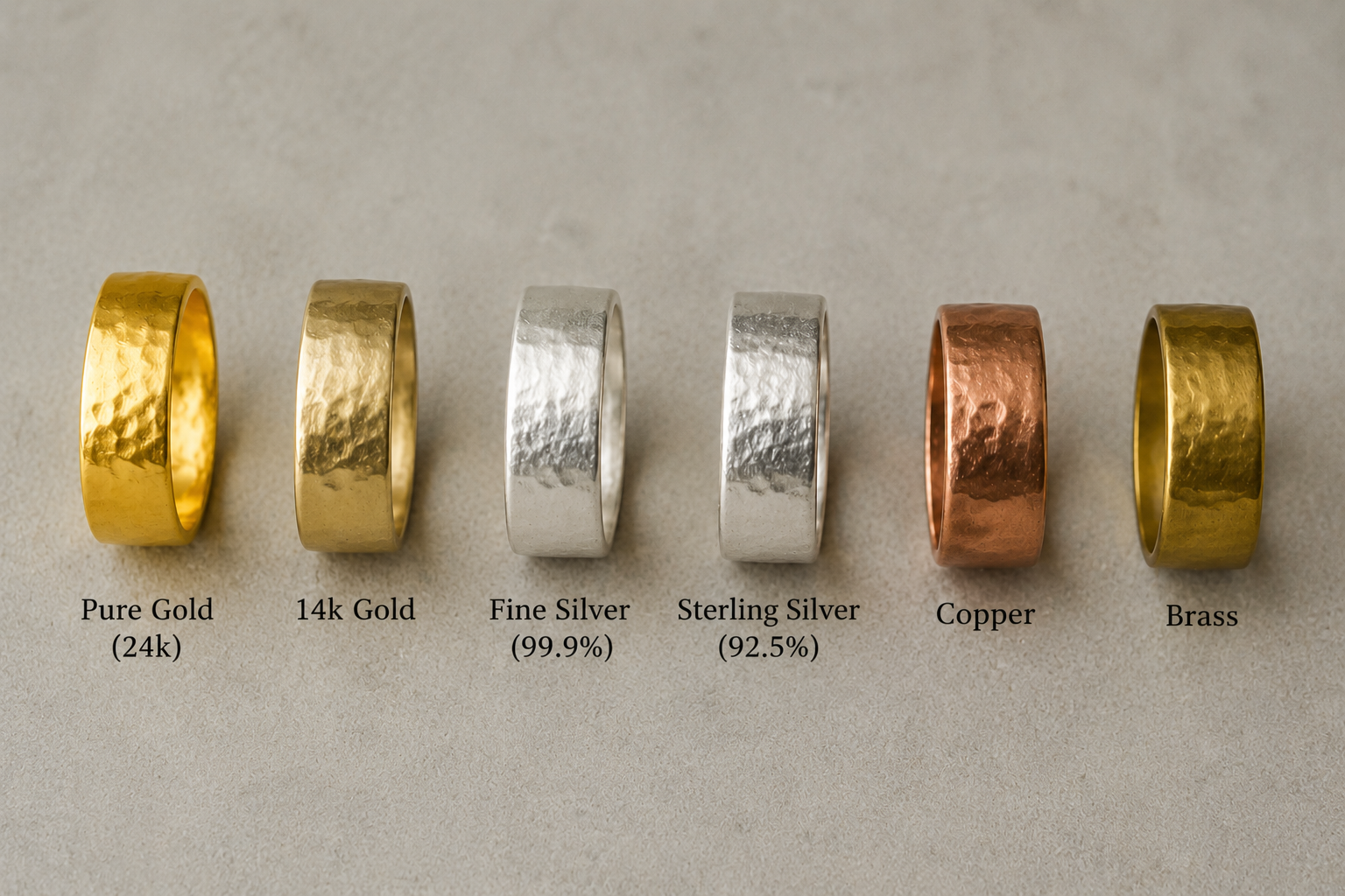 Jewelry Metals: Gold, Silver, Platinum &amp; More