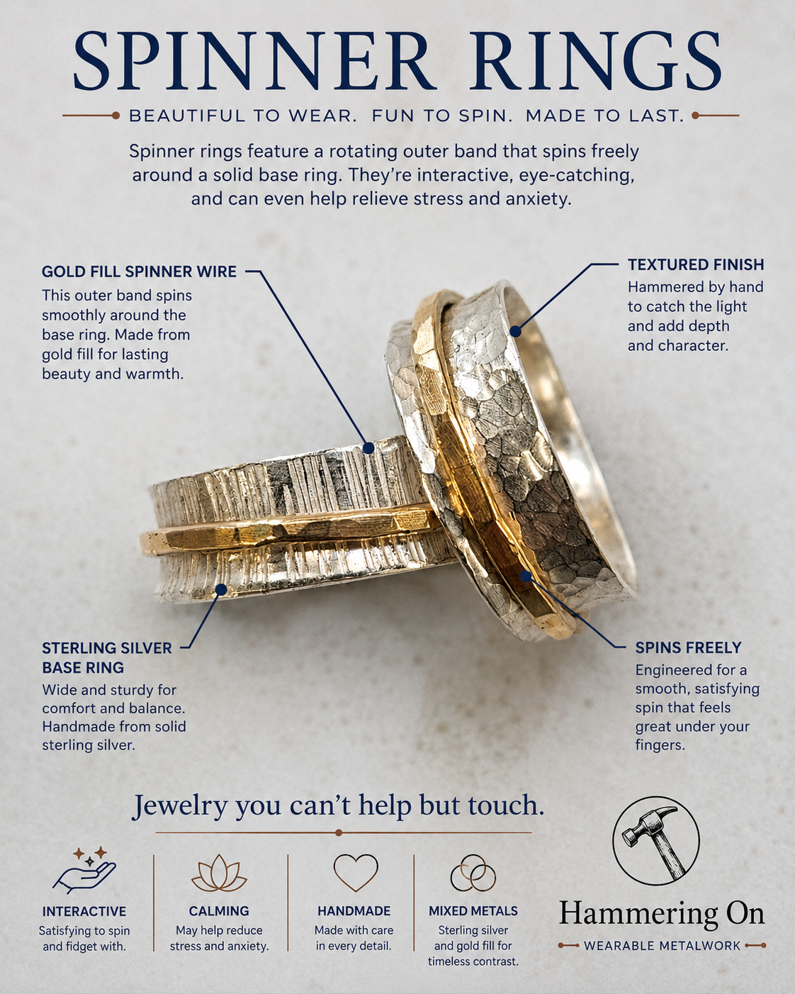 Spinner Rings: Jewelry You Can't Help but Touch