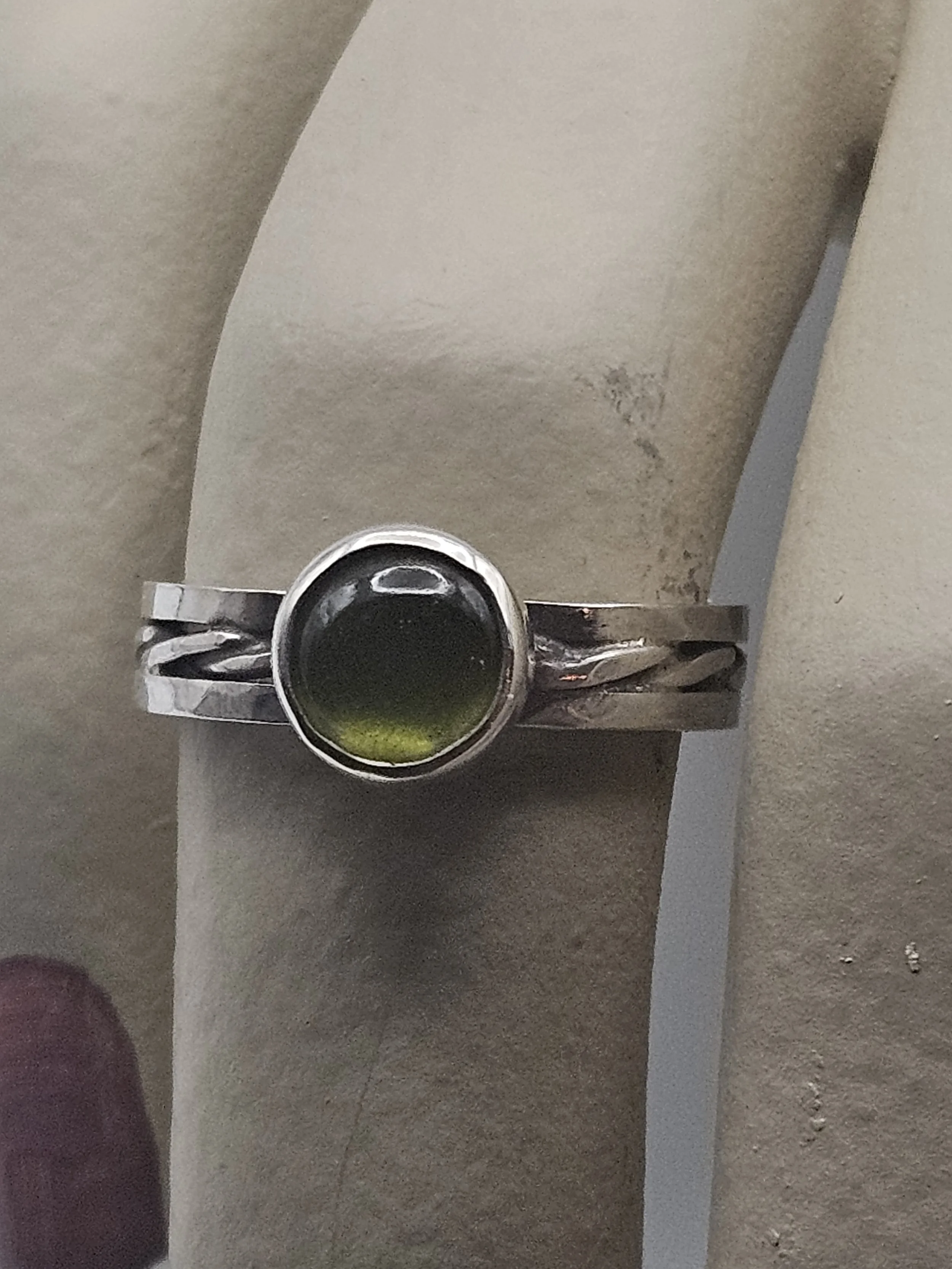 Green Garnet Ring