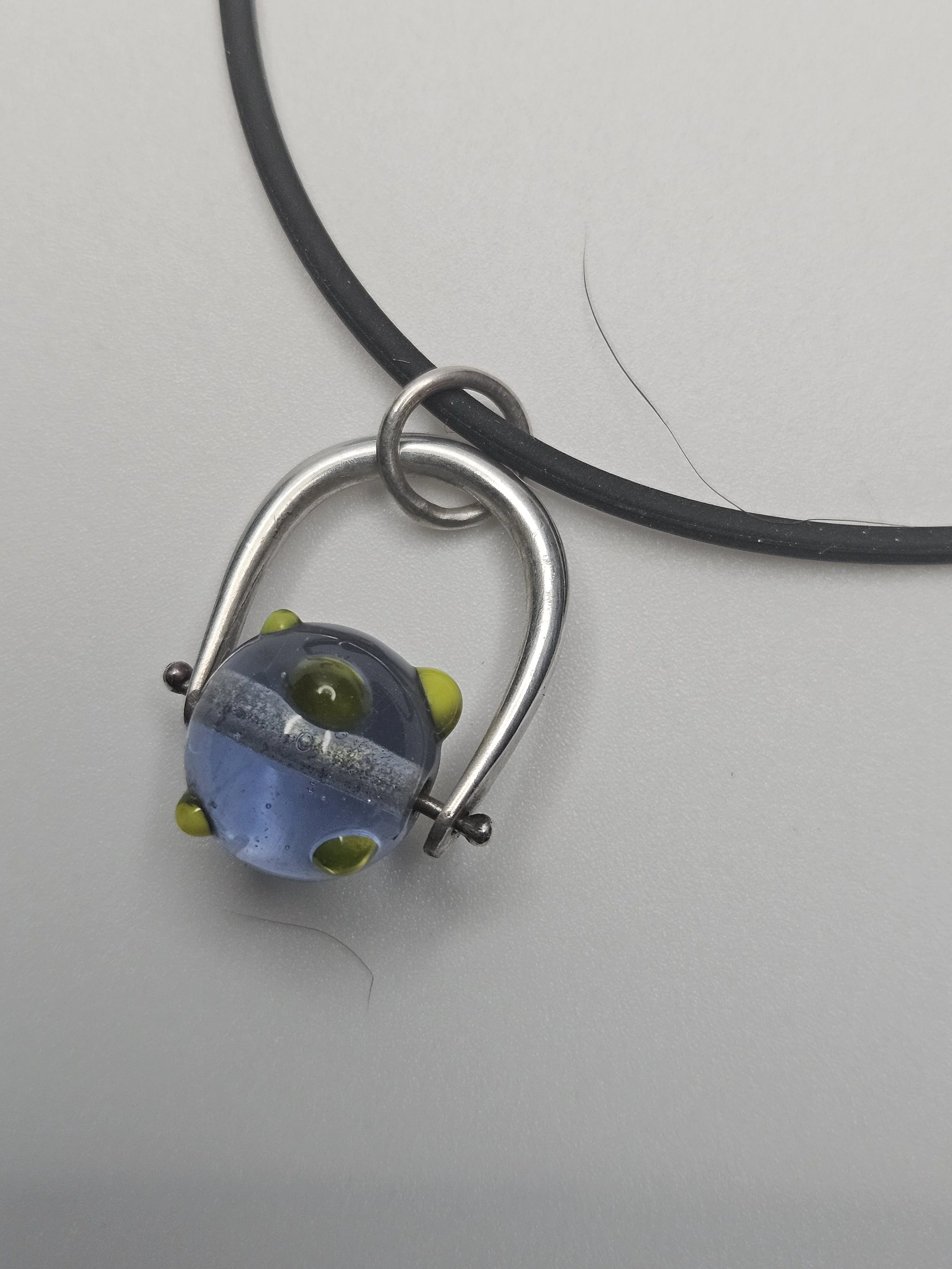 Round Handblown Glass Bead Bauble 2