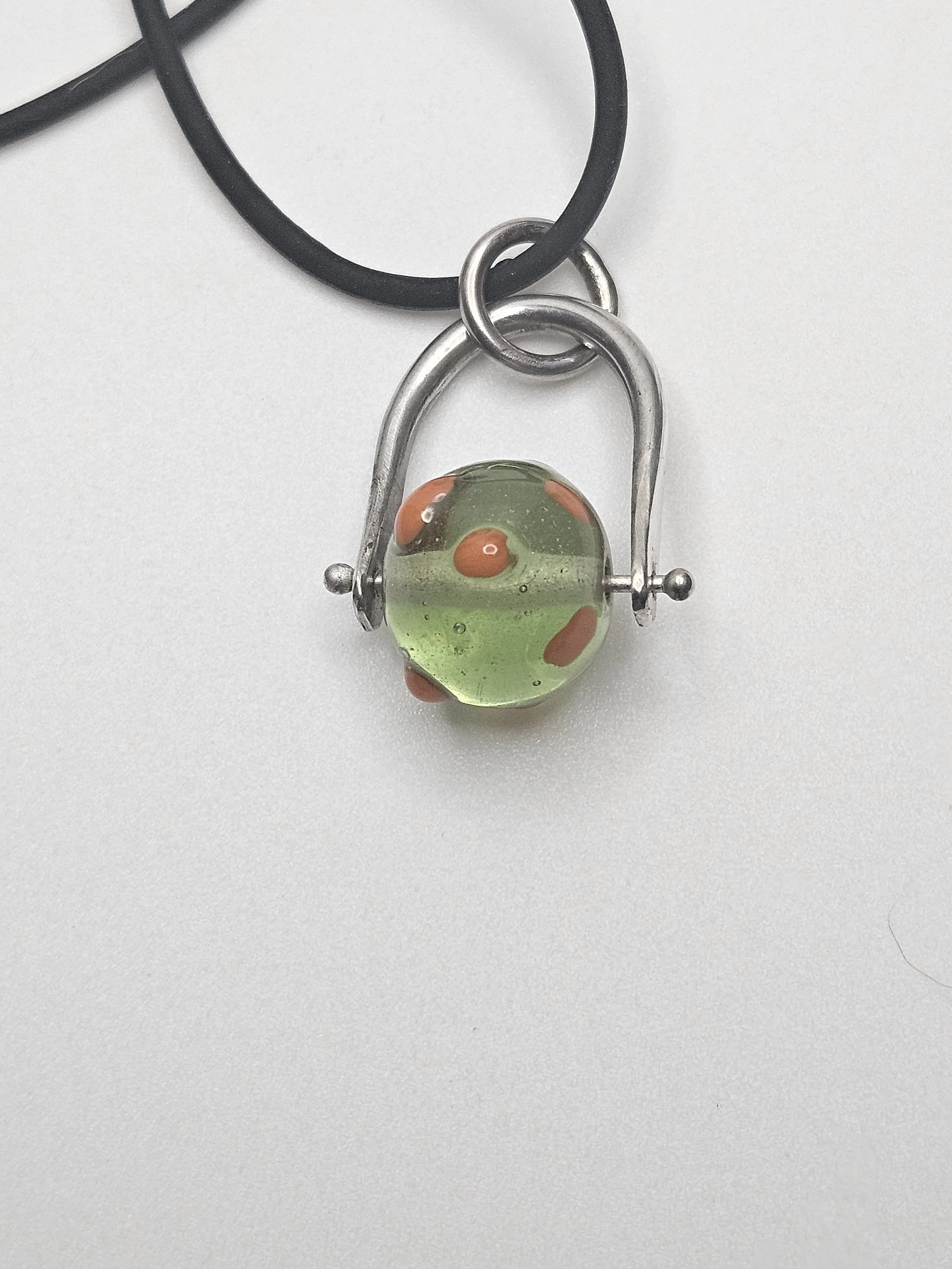 Round Handblown Glass Bead Bauble 3
