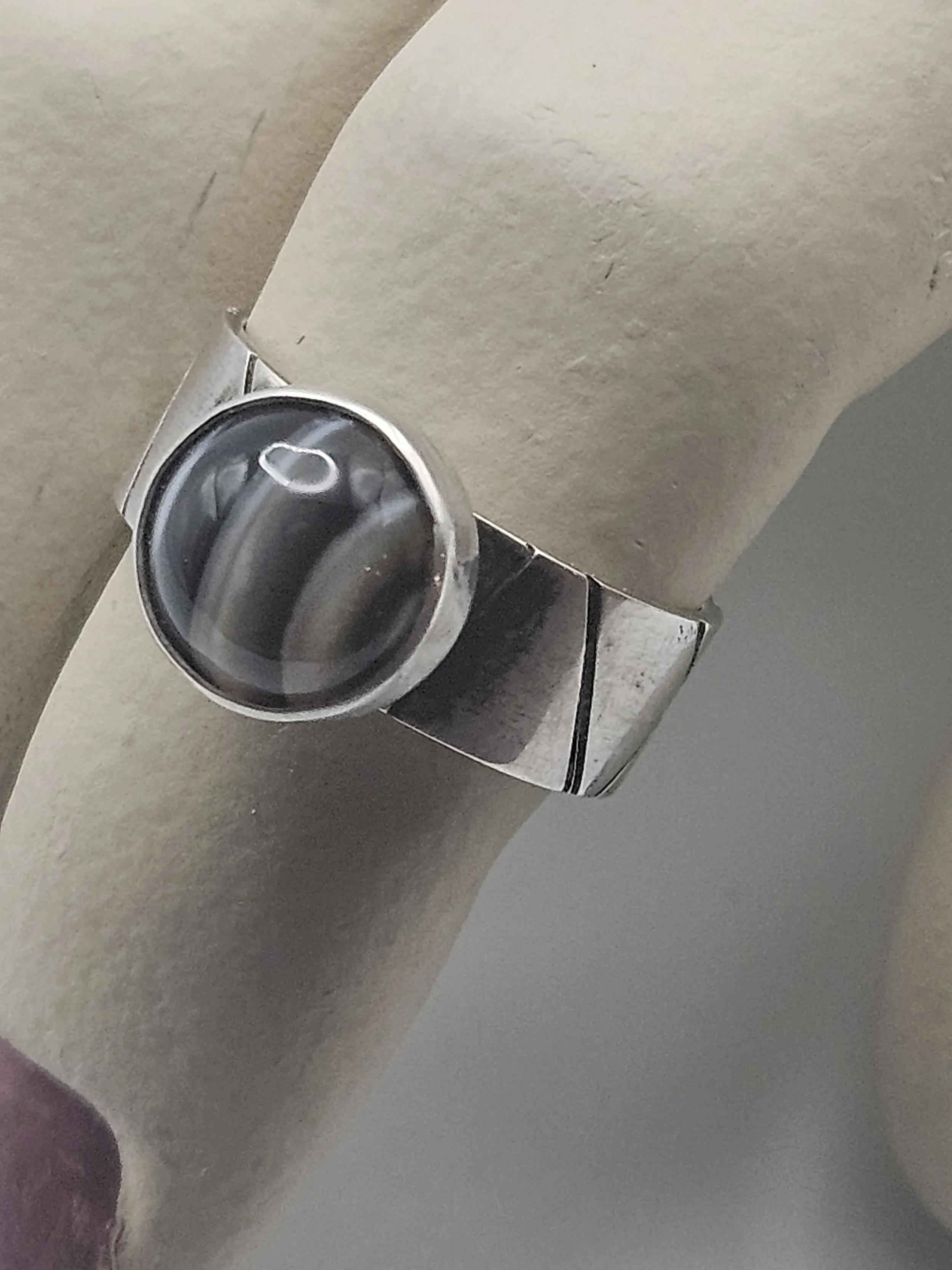 Banded Agate Ring