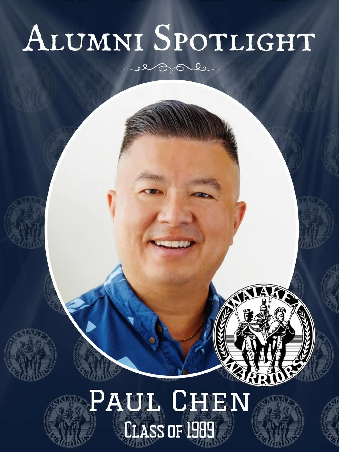 Aloha to Paul Chen, Class of 1989!

Paul is currently living on Honolulu, O&rsquo;ahu, working as VP &amp; Talent Acquisition Manager at First Hawaiian Bank. He enjoys playing tennis, collecting sneakers, and flying solo to K-pop concerts. He has fon