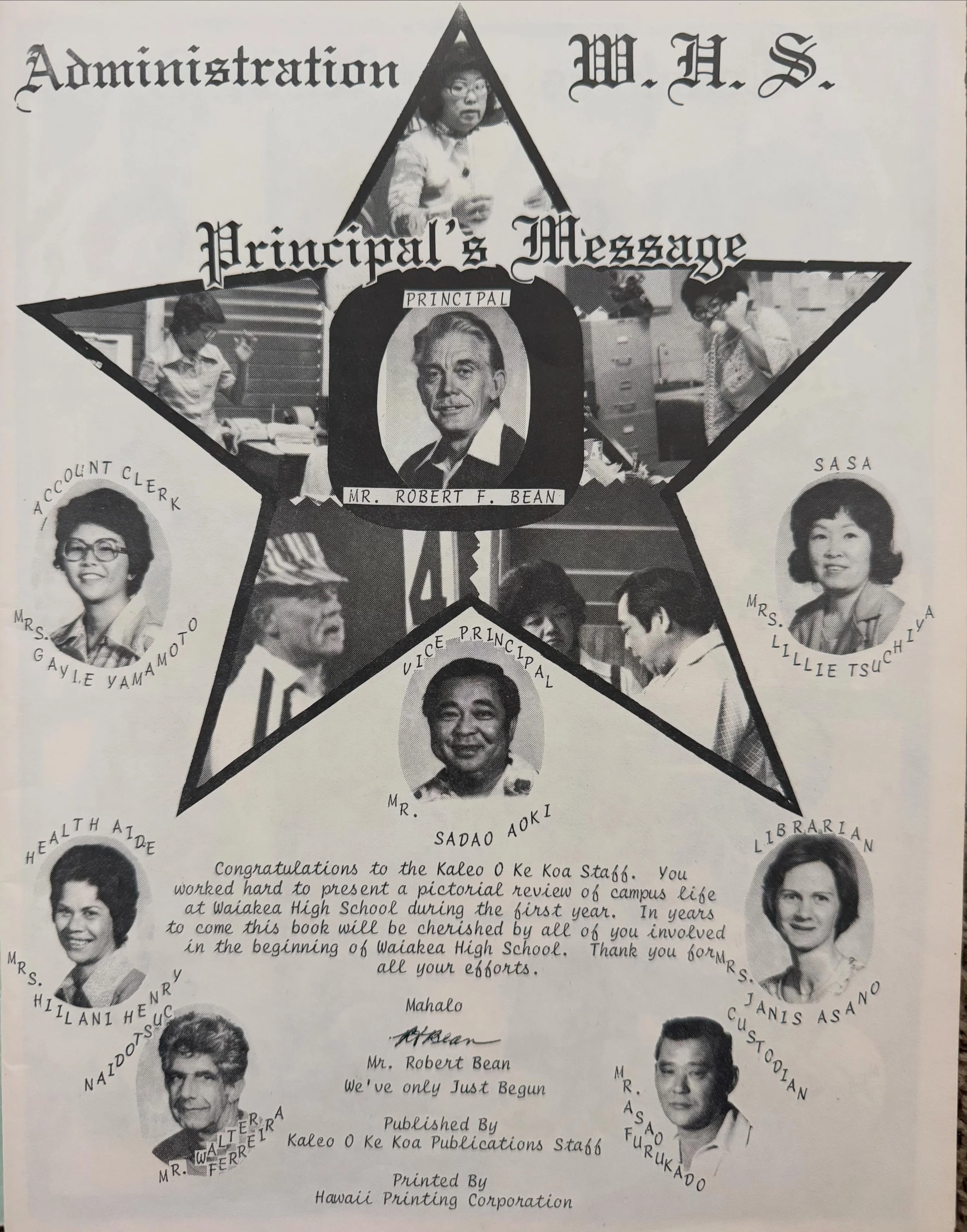 Where it all started&hellip;the first Waiākea High School yearbook!🫶🏼
Tag someone you know!👇🏼👇🏼👇🏼
We will have ALL our yearbooks on display at the &ldquo;Warrior Comeback + Giveback Day&rdquo; event on Sunday, Sept 27! Come join the fun! Visi