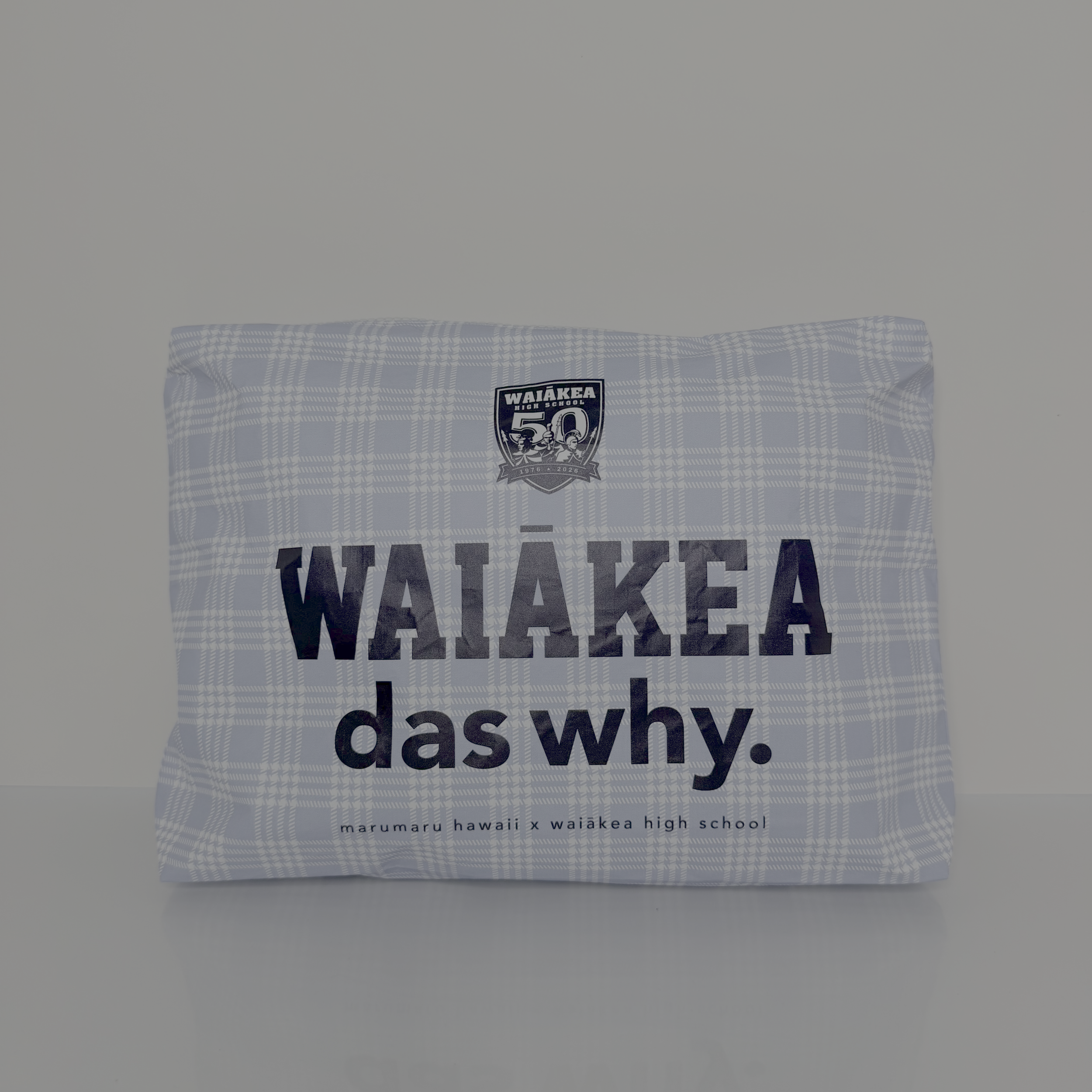 "Waiākea das why - Palaka Princess" Zip Pouch - MMH x WHS collab