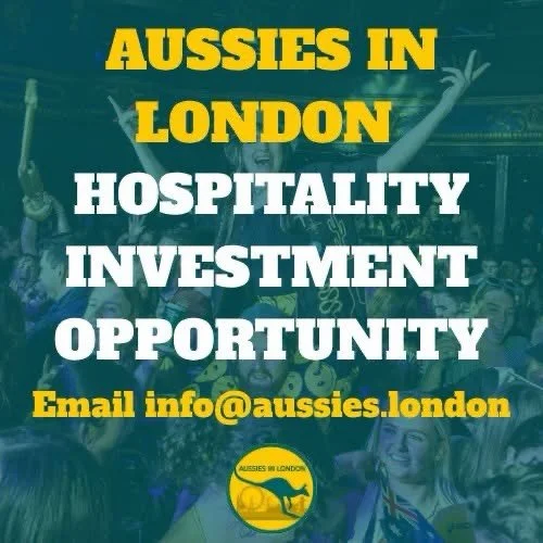 We have an exciting opportunity in the hospitality space for a new Aussie venue in London. 

We are currently looking for interested Aussie investors to join in on the ground floor. This is not a crowd fund, we&rsquo;re looking for one or two individ