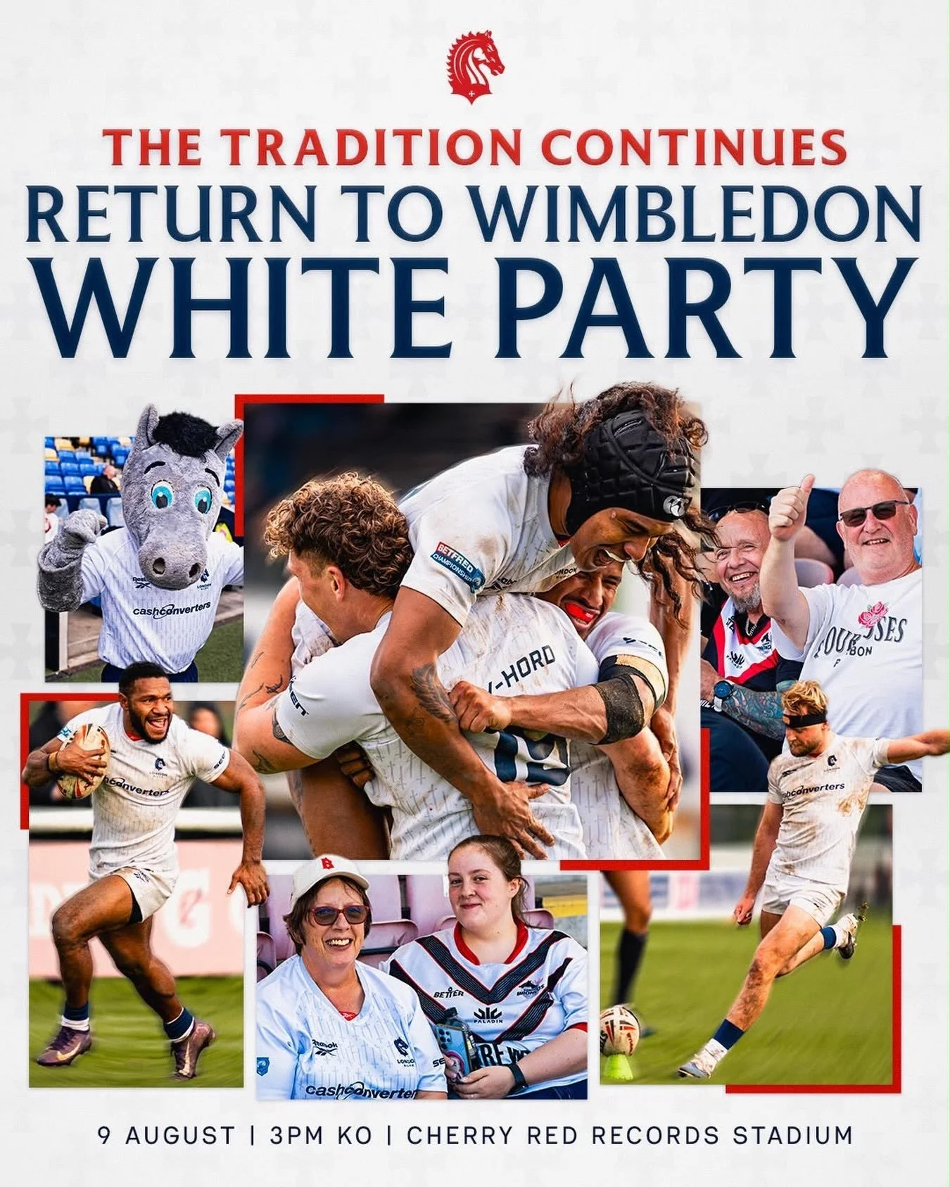 @londonbroncos are back this Sunday on their home deck at Wimbledon. It&rsquo;s a special White party, which happy hour running 1-2pm, &pound;5 pints 🙌🏽

Ticket link in our bio, as usual book into block 121!