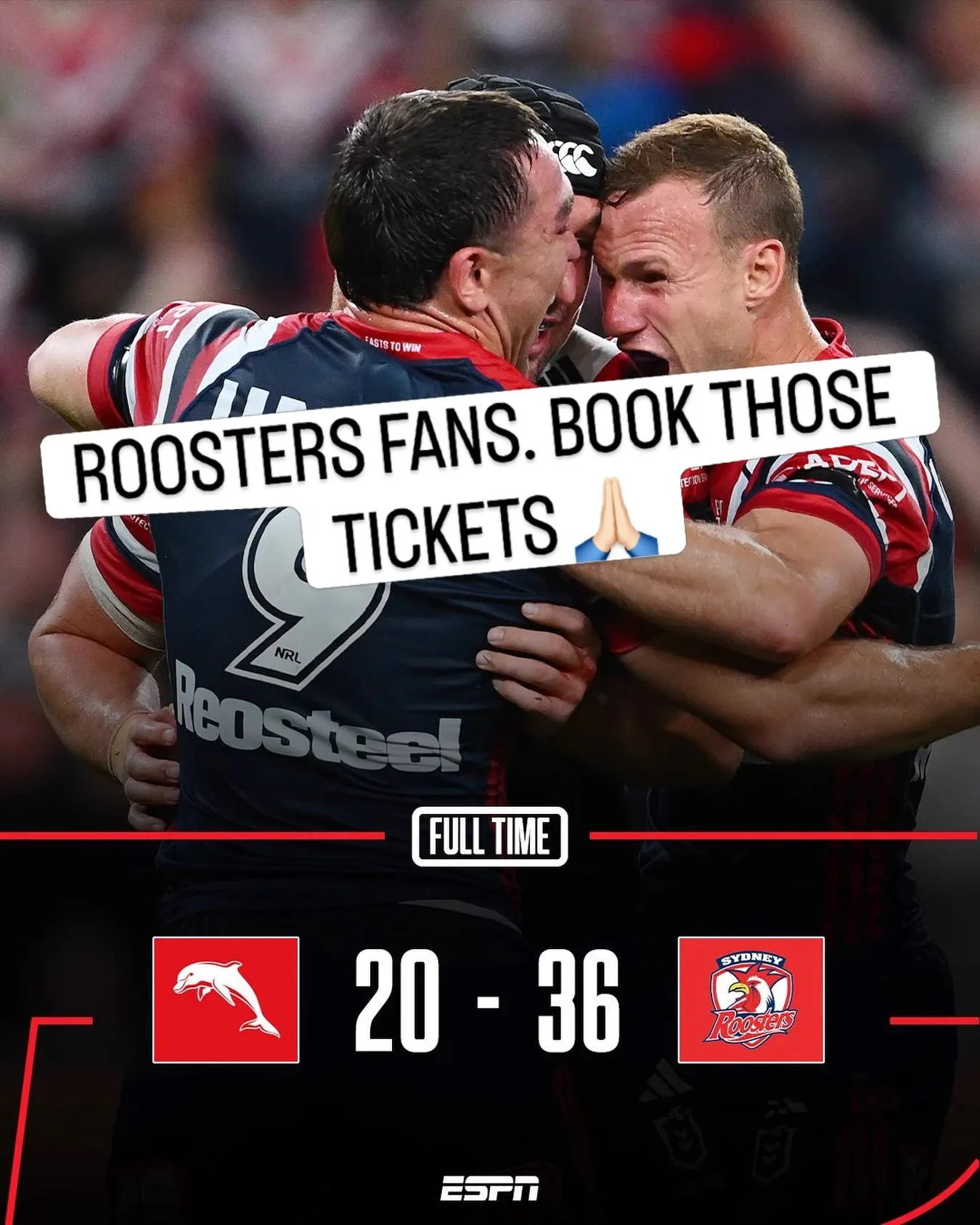 Roosters are in! Get your tickets to @thegardenvauxhall with us!

Ticket link in our bio 🏉