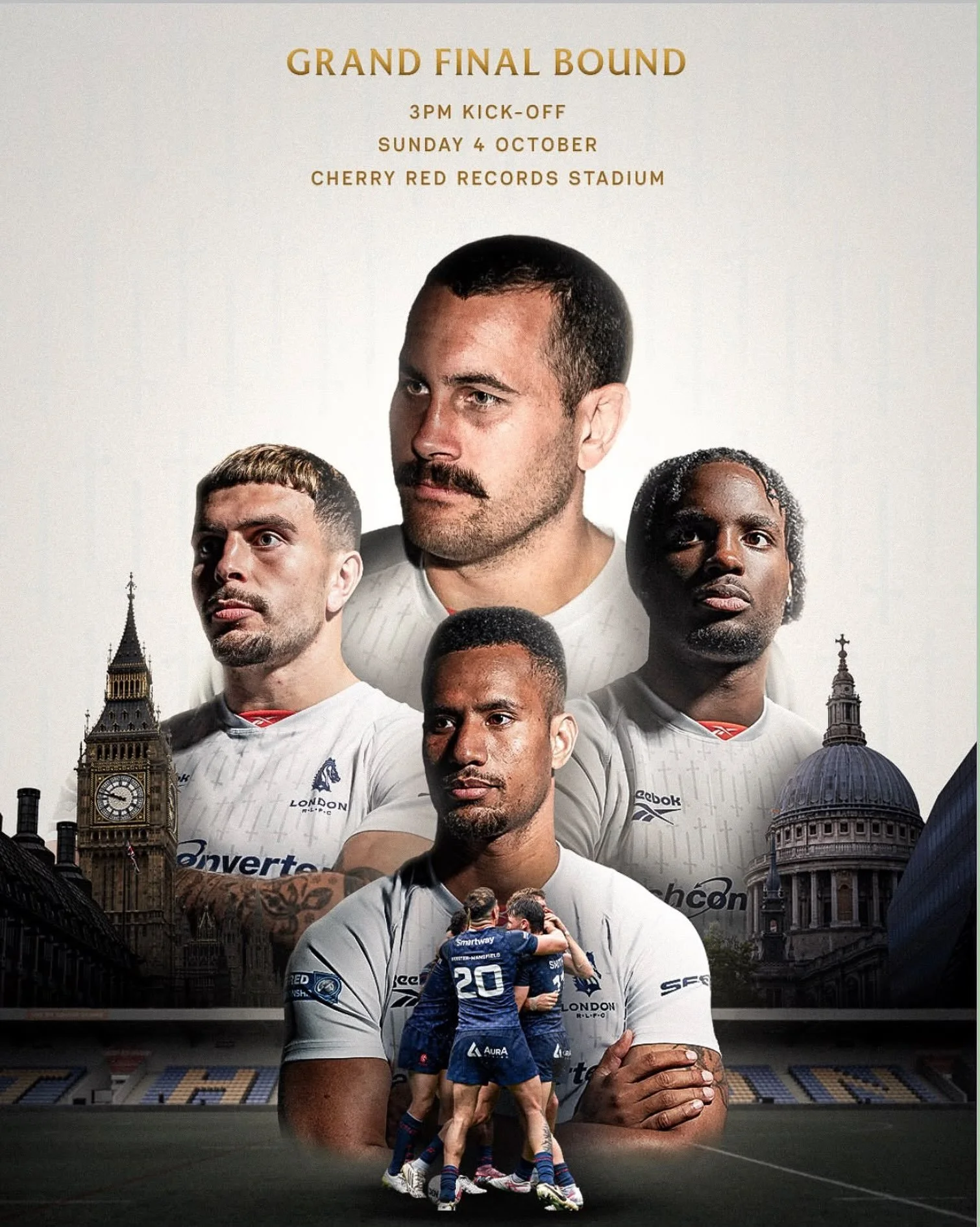 Tomorrow the mighty @londonbroncos take on Doncaster in the Grand Final at Wimbledon. A 3pm kick off and a MASSIVE crowd expected 

Literally no better time to get involved. Tickets still available. Link in bio 🎫