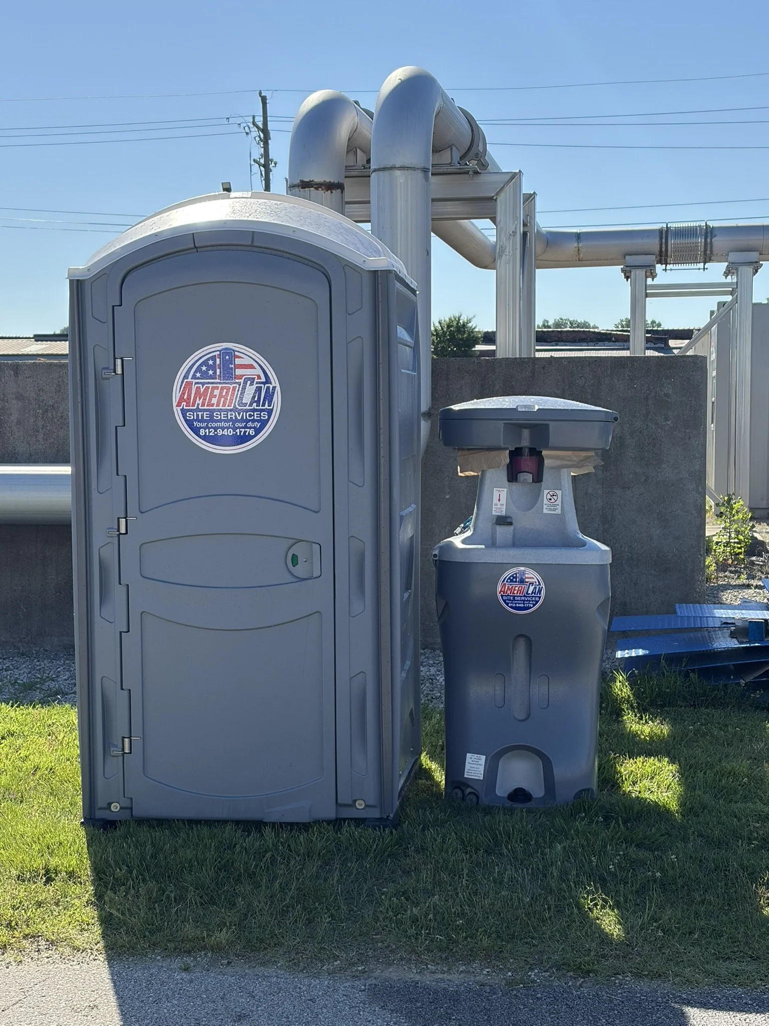 Hand Wash station in Jeffersonville, Indiana