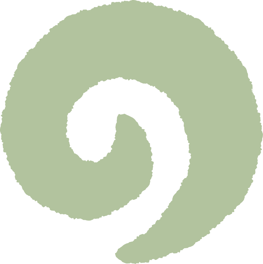 Collinmore Farms spiral icon in light green