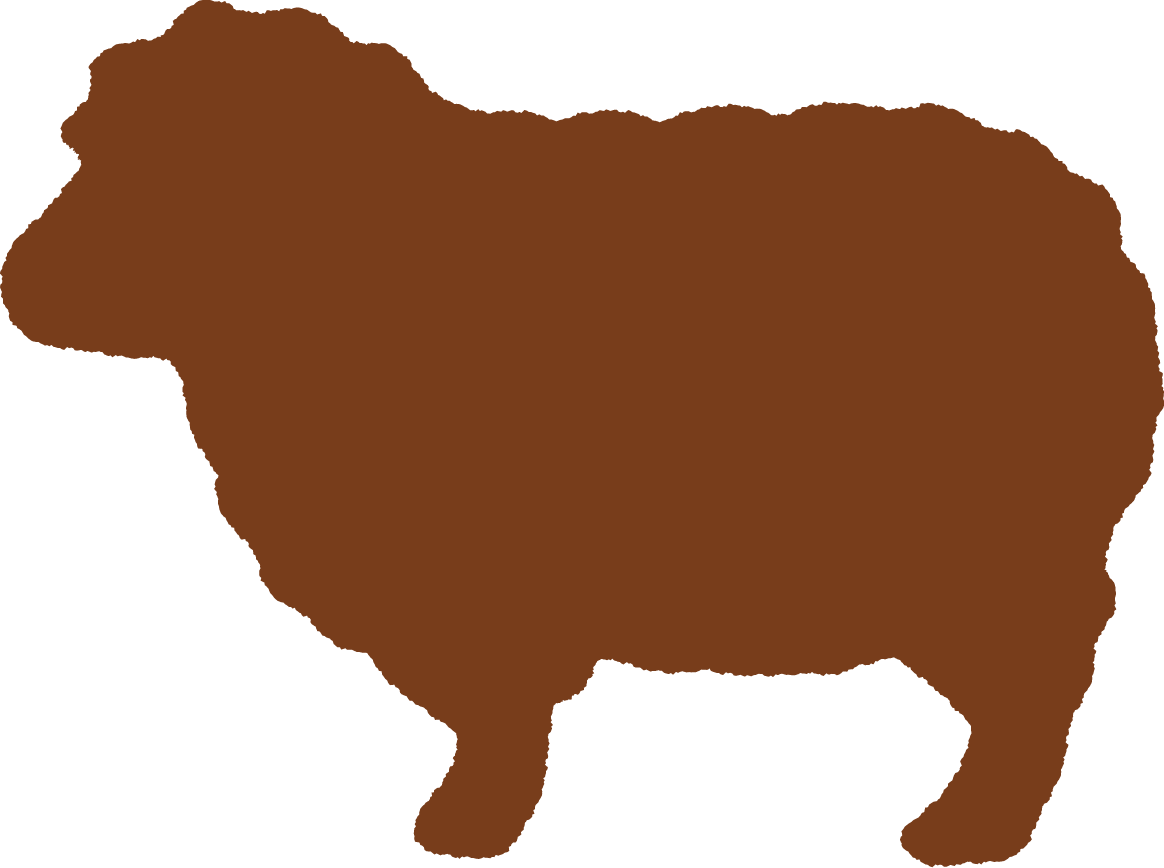 Silhouette of a bison