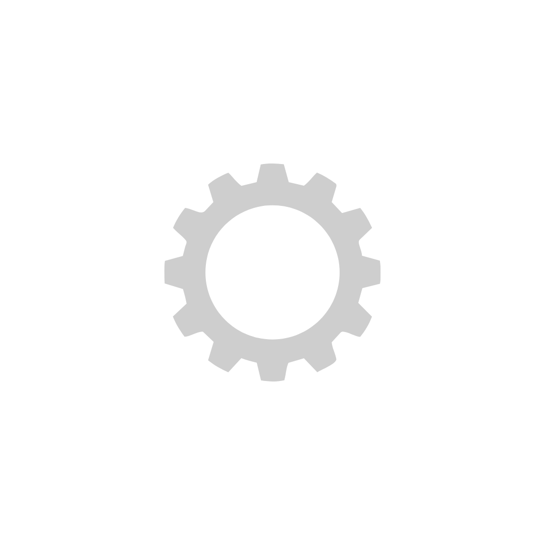 Gear icon on a computer screen indicating settings or configuration adjustment.