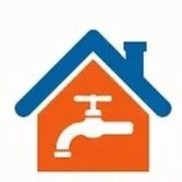 Icon of a house with a water faucet inside.