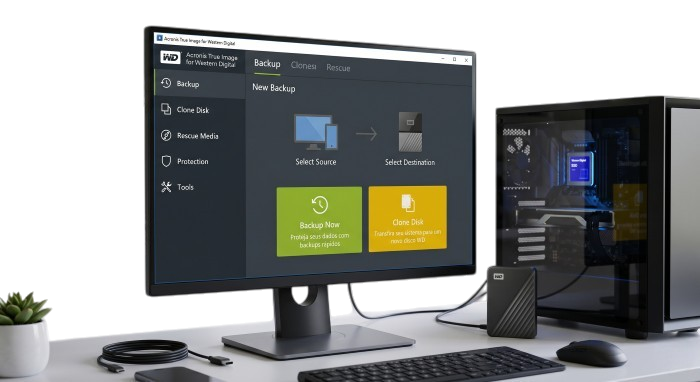Mãos a obra com o “ACRONIS”