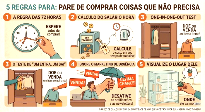 Pare de Comprar coisas que não precisa