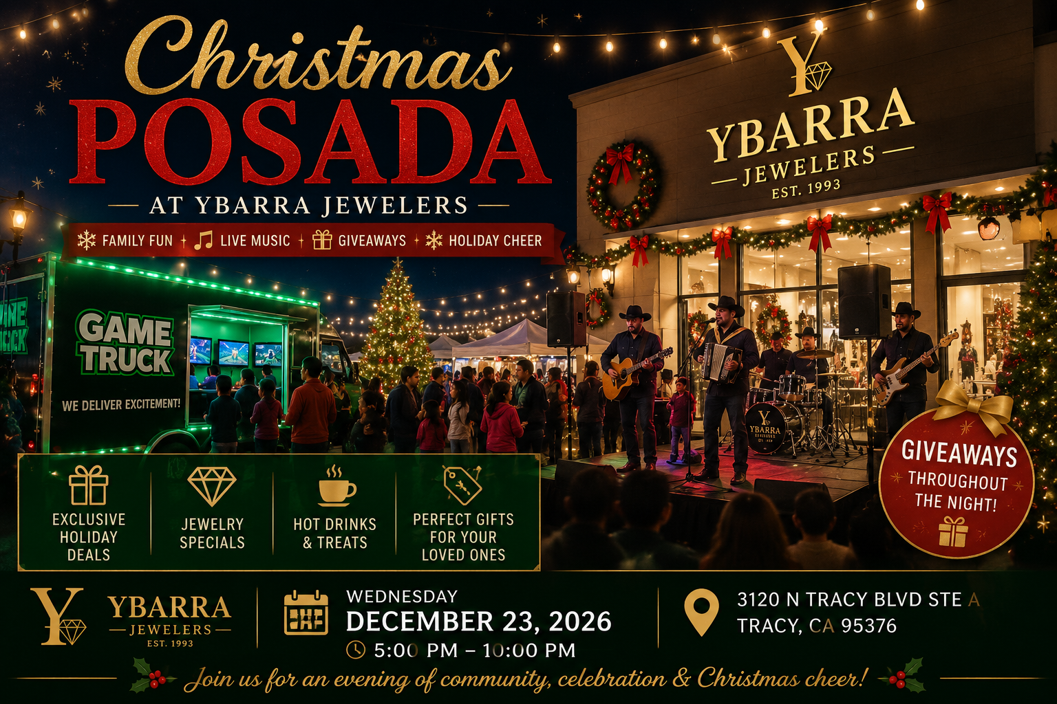 Christmas Posada at Ybarra Jewelers