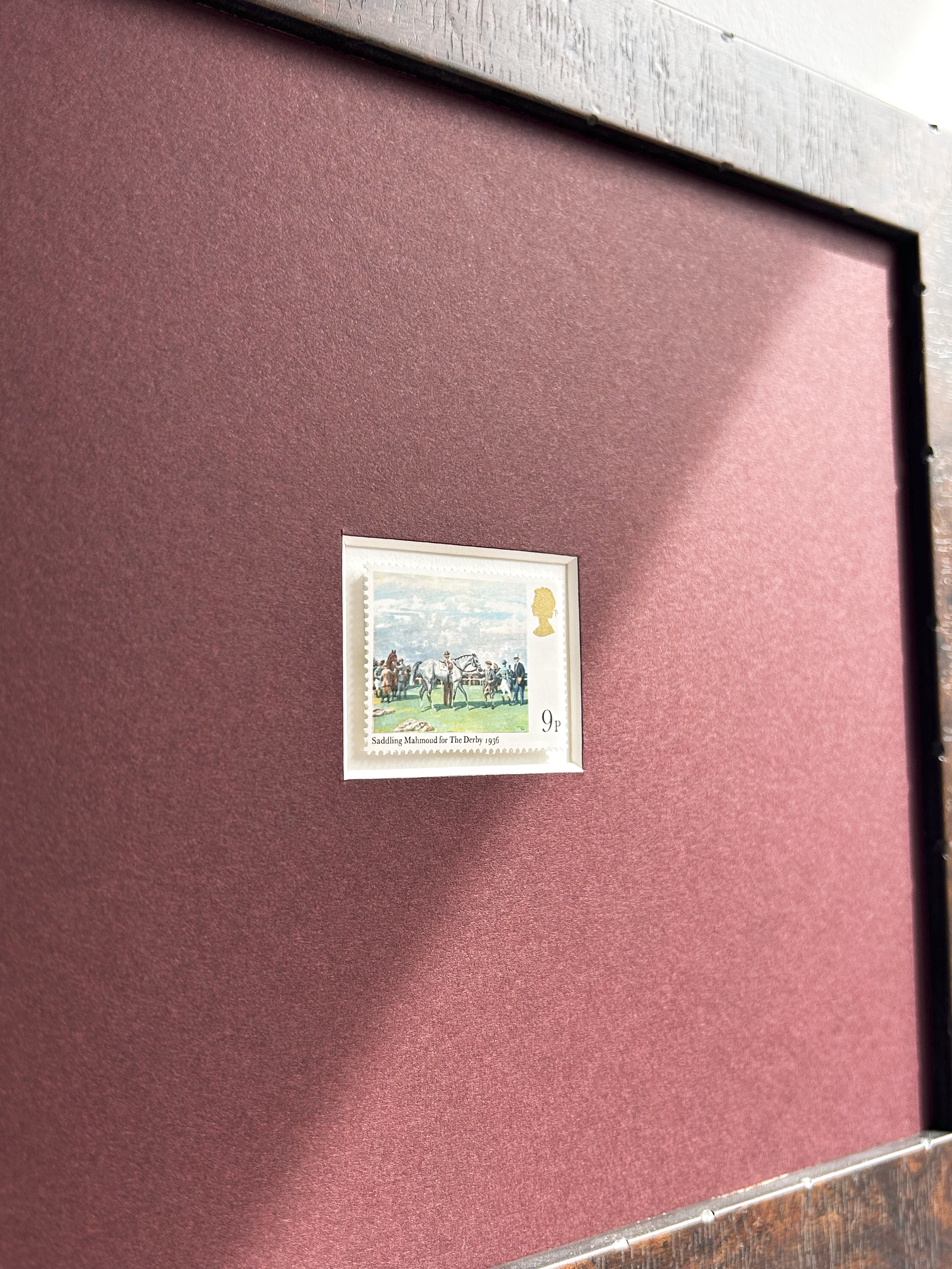 saddling-mahmoud-for-the-derby-horse-racing-stamp-framed-detail.png