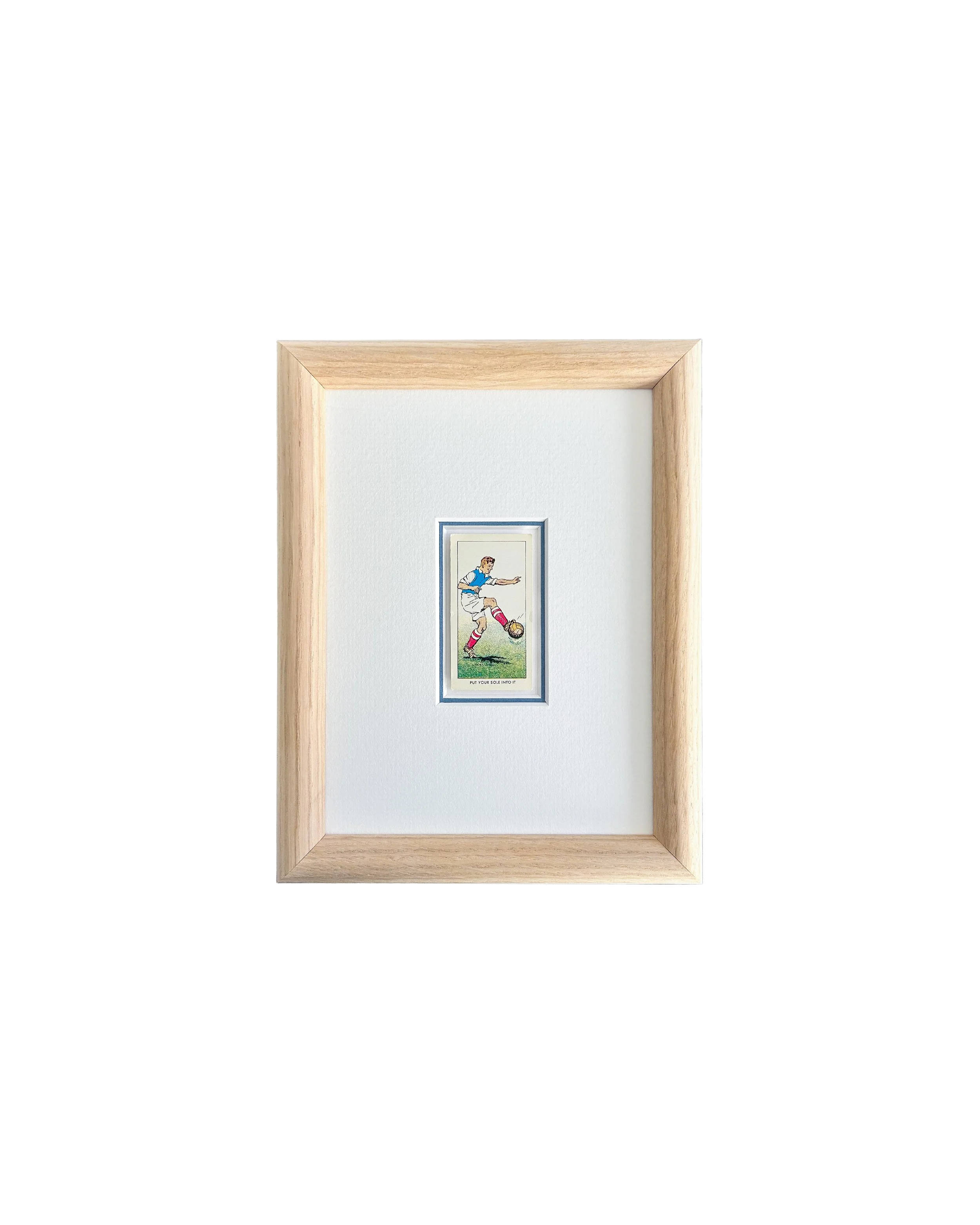 Put Your Sole Into It, Framed 1959 Football Card
