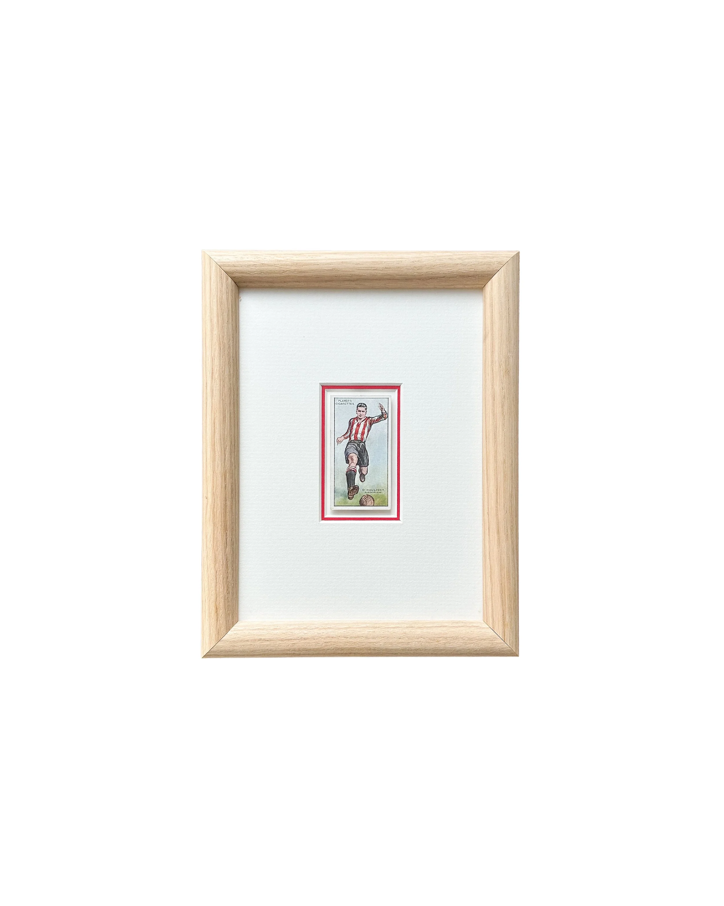 David Halliday of Sunderland, Framed 1928 Trading Card - Contact Me for Your Team
