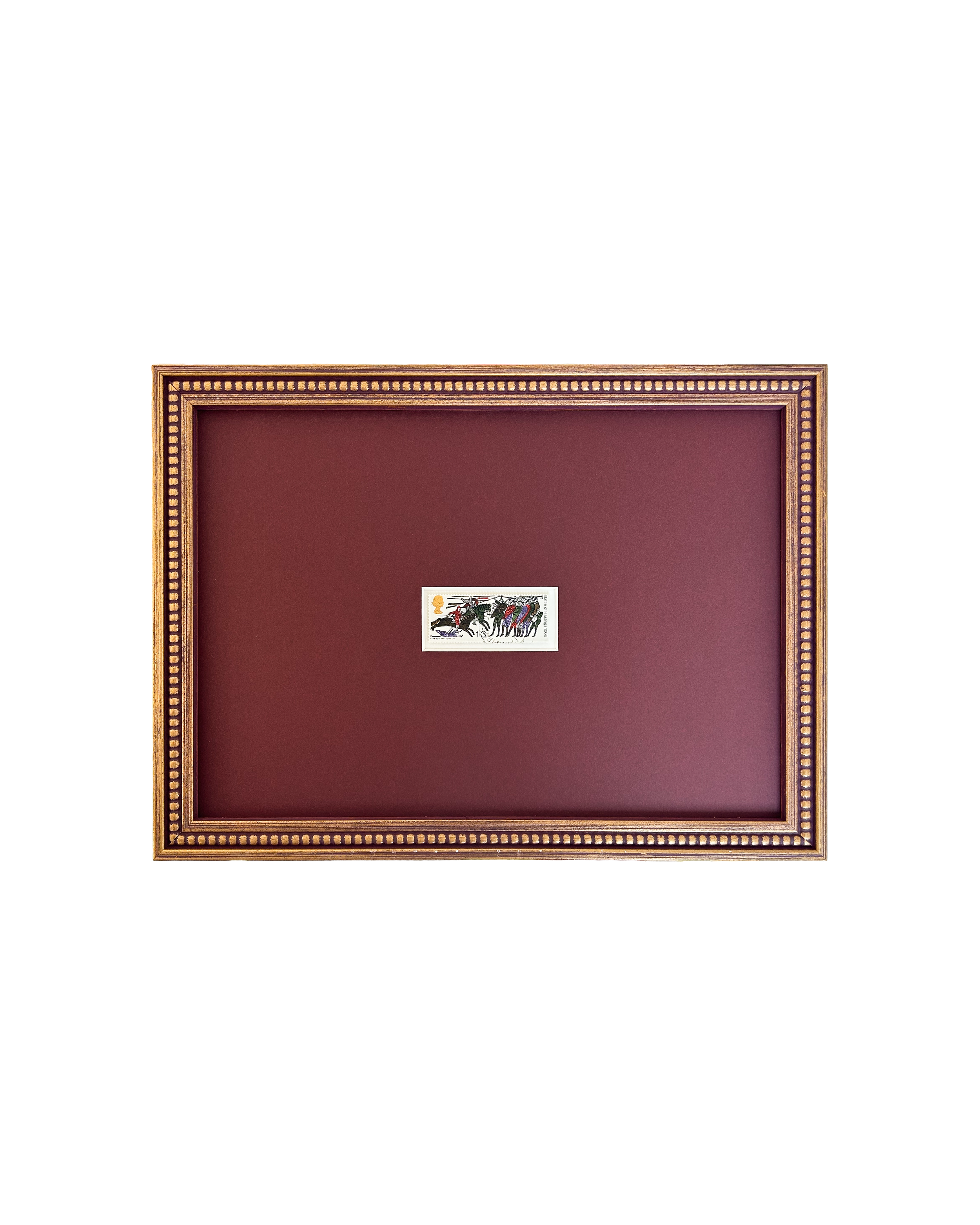 Norman Horsemen: Framed Battle of Hastings Stamp