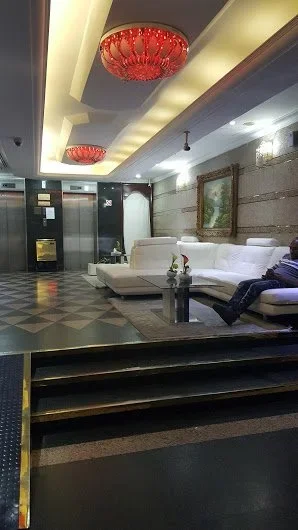 Before the transformation of Royal Falcon Hotel Lobby in Bur Dubai