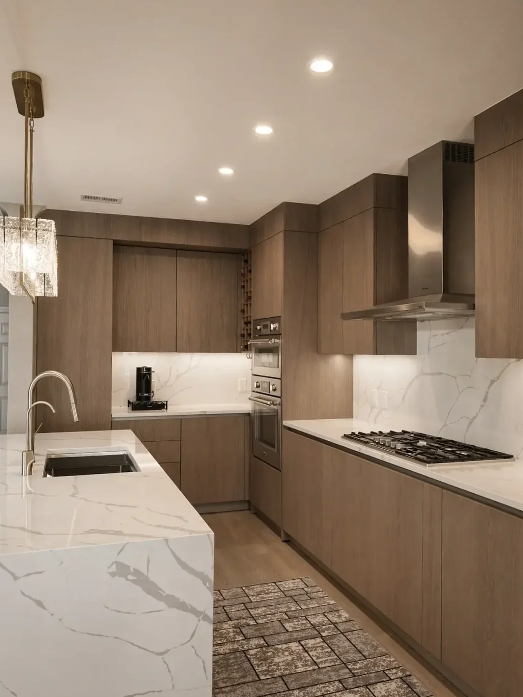 Modern residential kitchen interior design in Wellington Florida