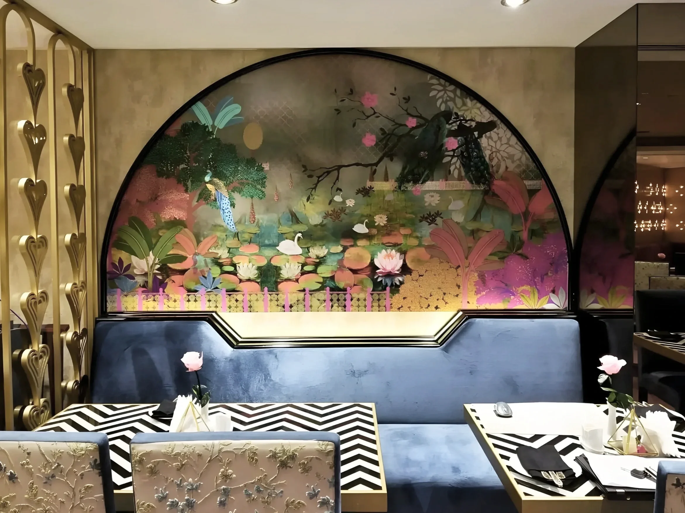 Indian inspired concept for a restaurant in Dubai