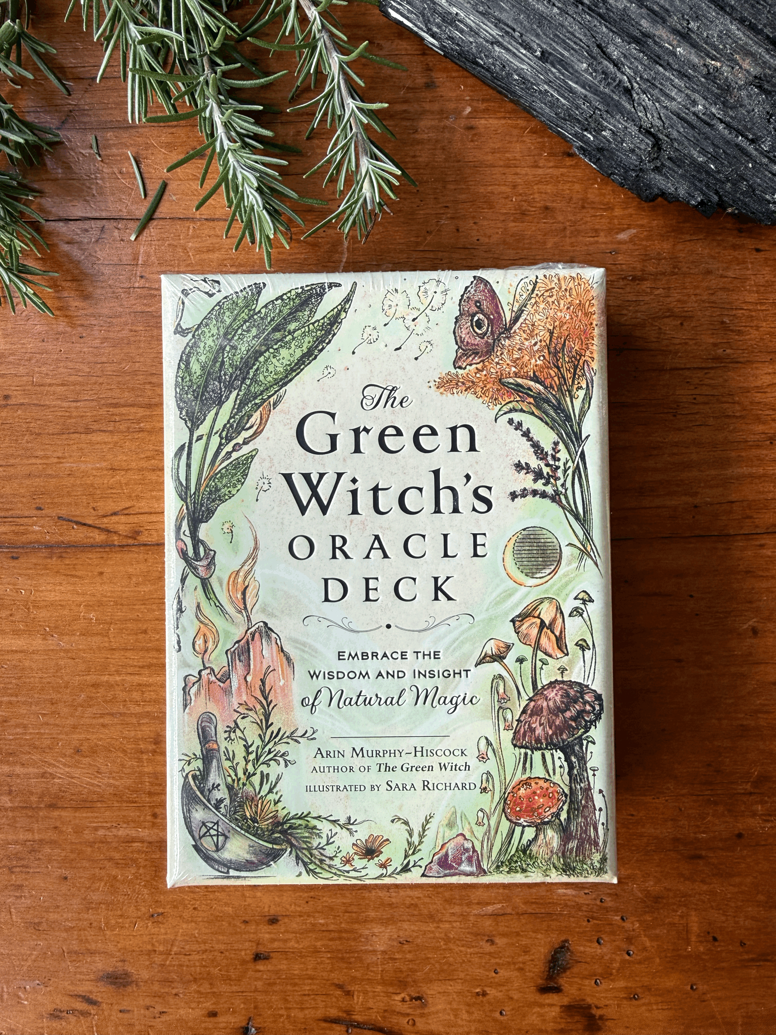 green witch's oracle cards