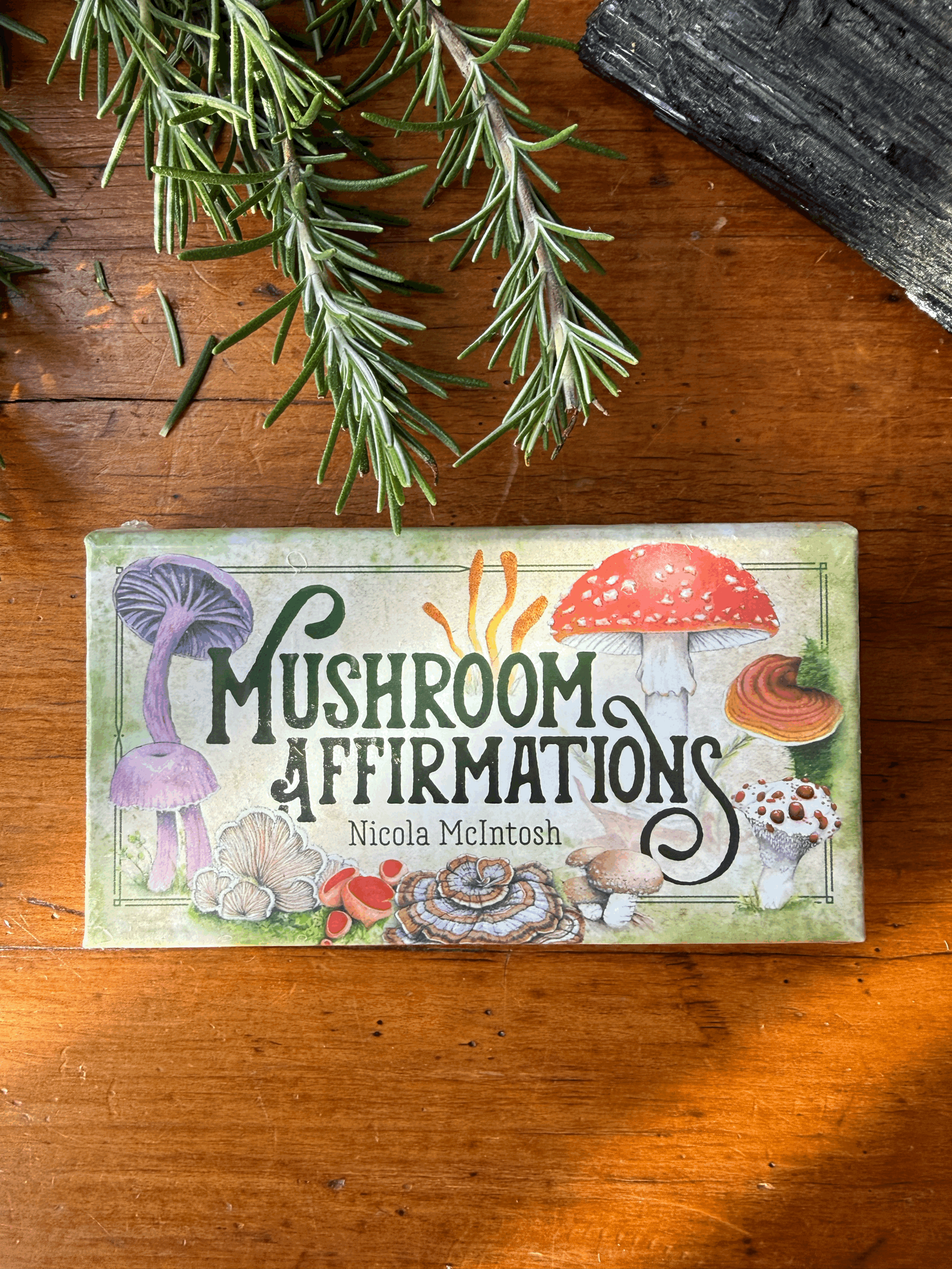 mushroom affirmation cards