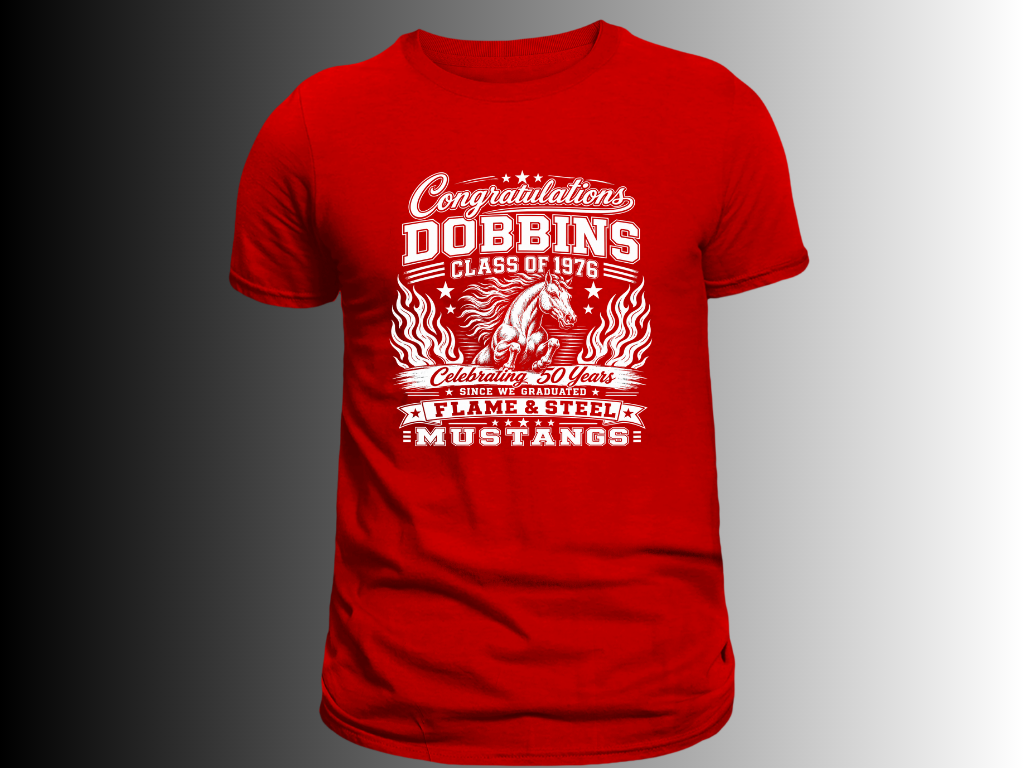 ❤️🔥 Flame Red Mustang Keepsake Tee