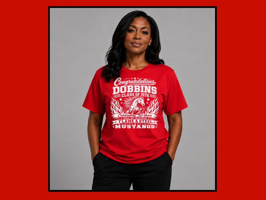 ❤️🔥 Flame Red Mustang Keepsake Tee