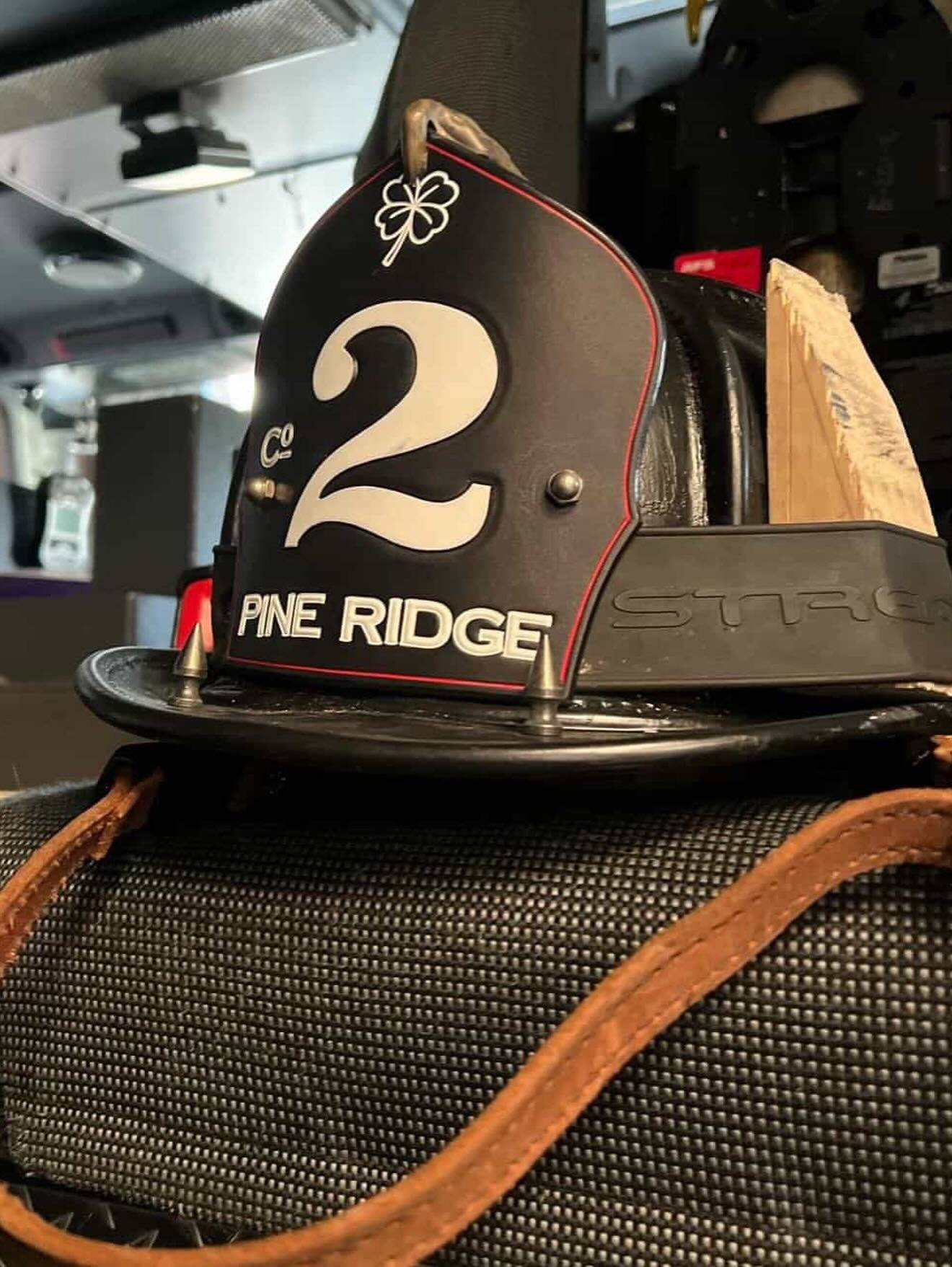 Swipe to see what 3 years in Pine Ridge does to a helmet and my one piece tooled fronts. #chucktownleather
