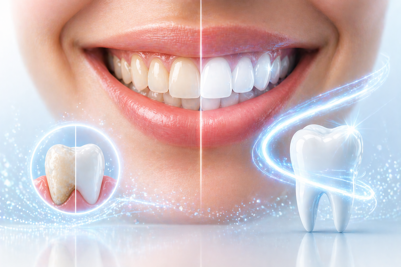 Professional teeth whitening treatment bright smile cosmetic dentistry in Fox Point WI whitening dentist near Mequon Whitefish Bay Bayside