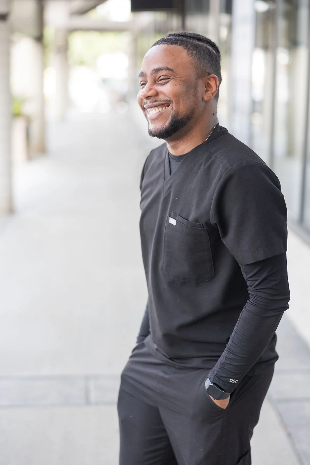 happy dental patient smiling after treatment comfortable dental experience Fox Point WI dentist near Bayside Shorewood Glendale Wisconsin