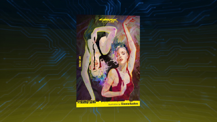 Cyberpunk 2077 TCG Kickstarter Card Showoff.gif