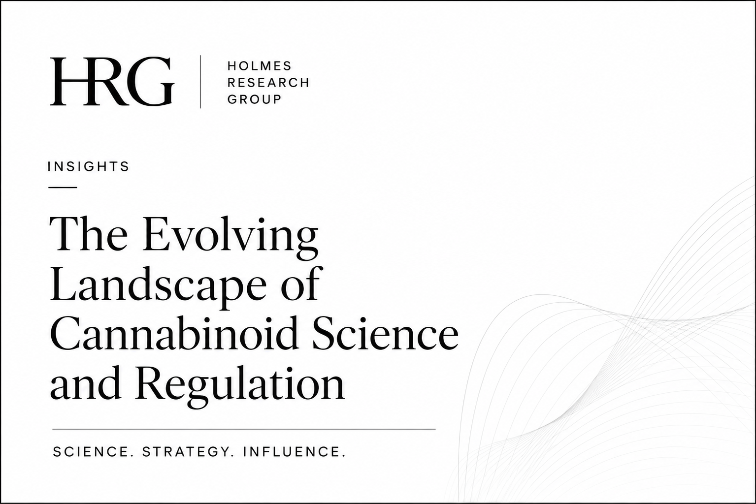 The Evolving Landscape of Cannabinoid Science and Regulation