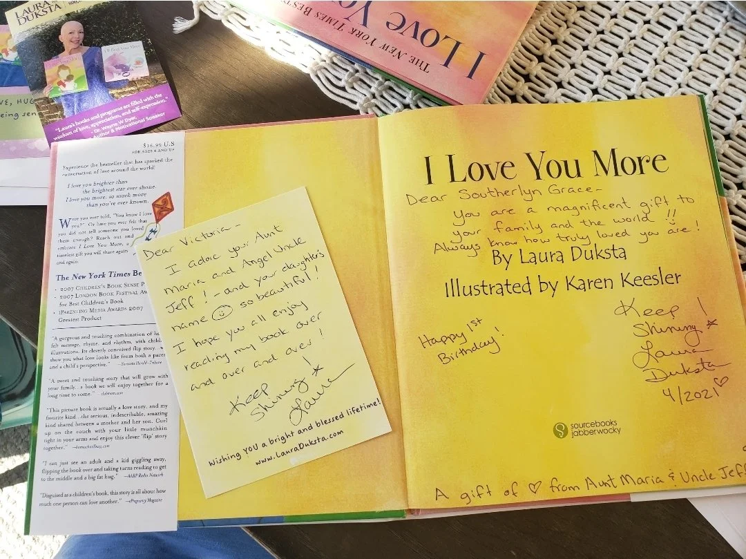I Love You More signed from Aunt and Uncle