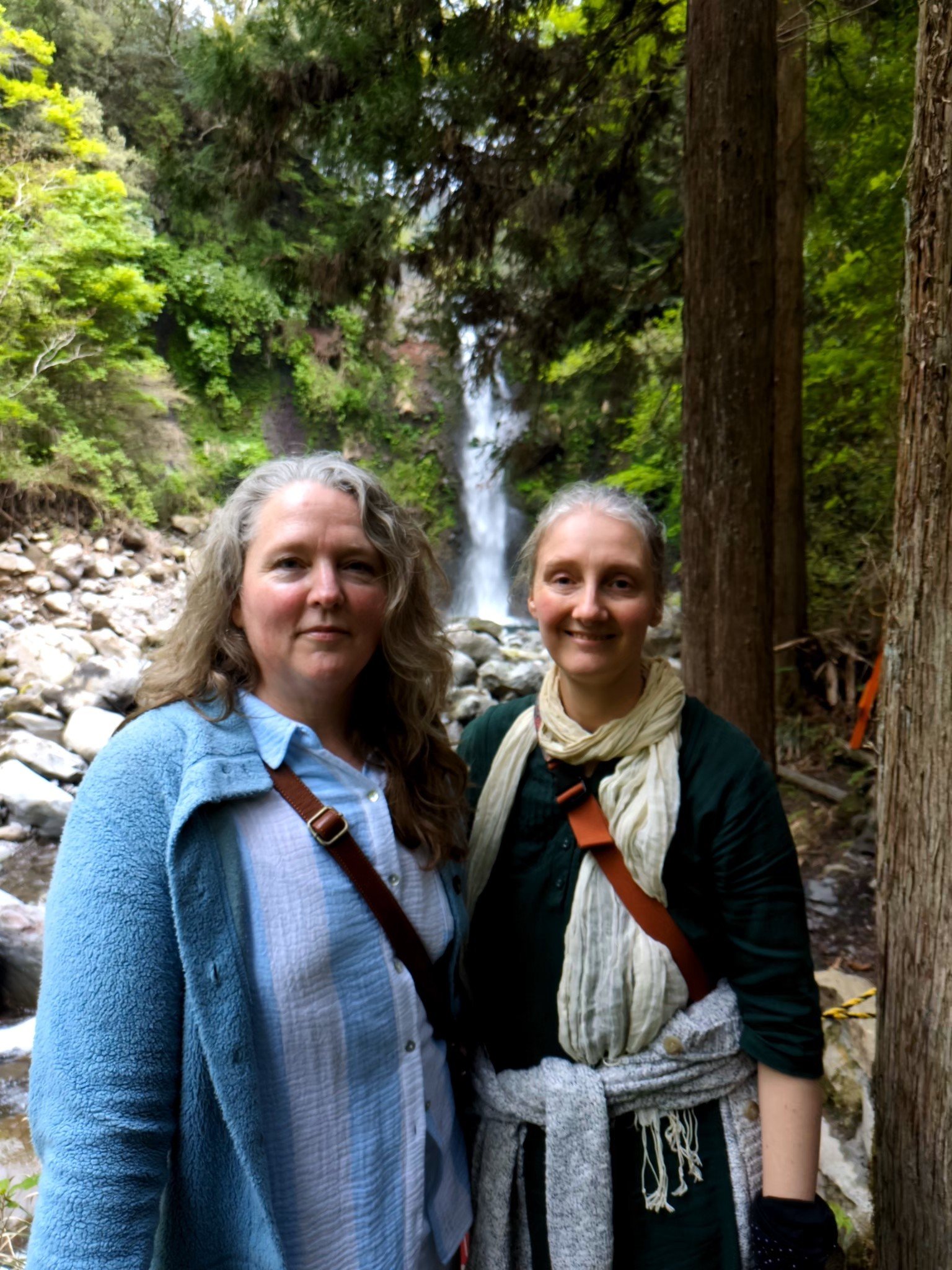 Christine J Gold and Julia Greef Mt Fuji Japan